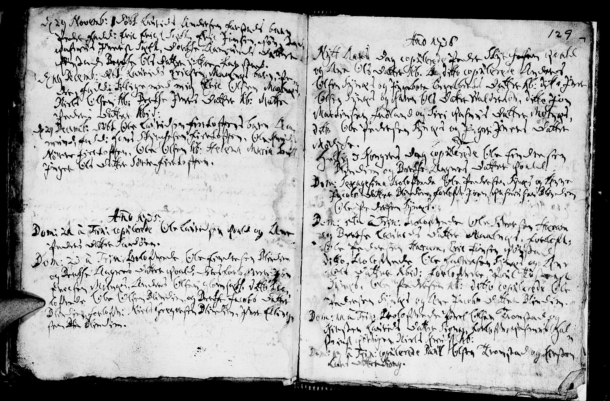 Ministerialprotokoller, klokkerbøker og fødselsregistre - Møre og Romsdal, SAT/A-1454/536/L0492: Parish register (official) no. 536A01 /2, 1689-1738, p. 129