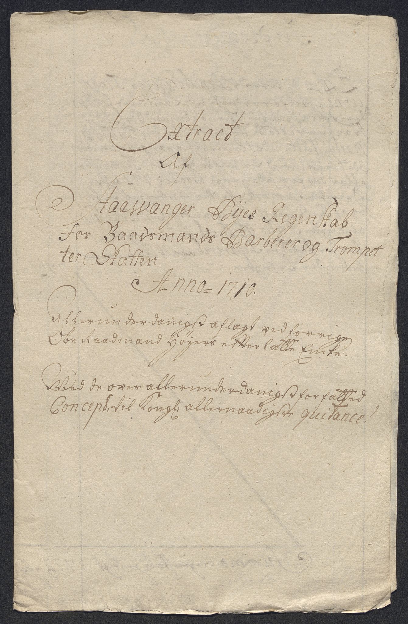 Rentekammeret inntil 1814, Reviderte regnskaper, Byregnskaper, AV/RA-EA-4066/R/Ro/L0302: [O4] Kontribusjonsregnskap, 1687-1711, p. 281