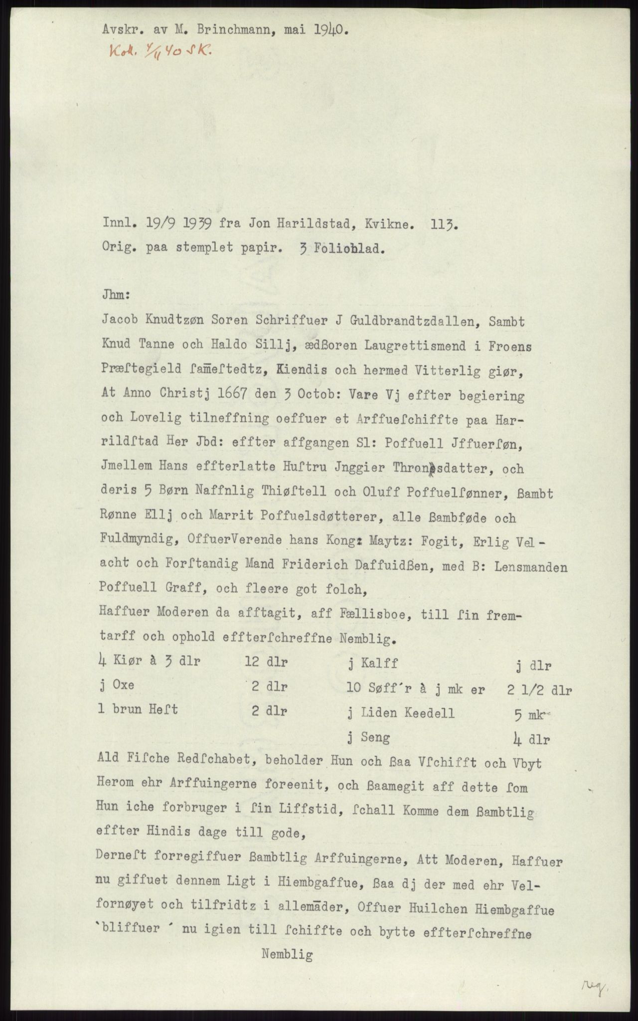 Samlinger til kildeutgivelse, Diplomavskriftsamlingen, RA/EA-4053/H/Ha, p. 2869