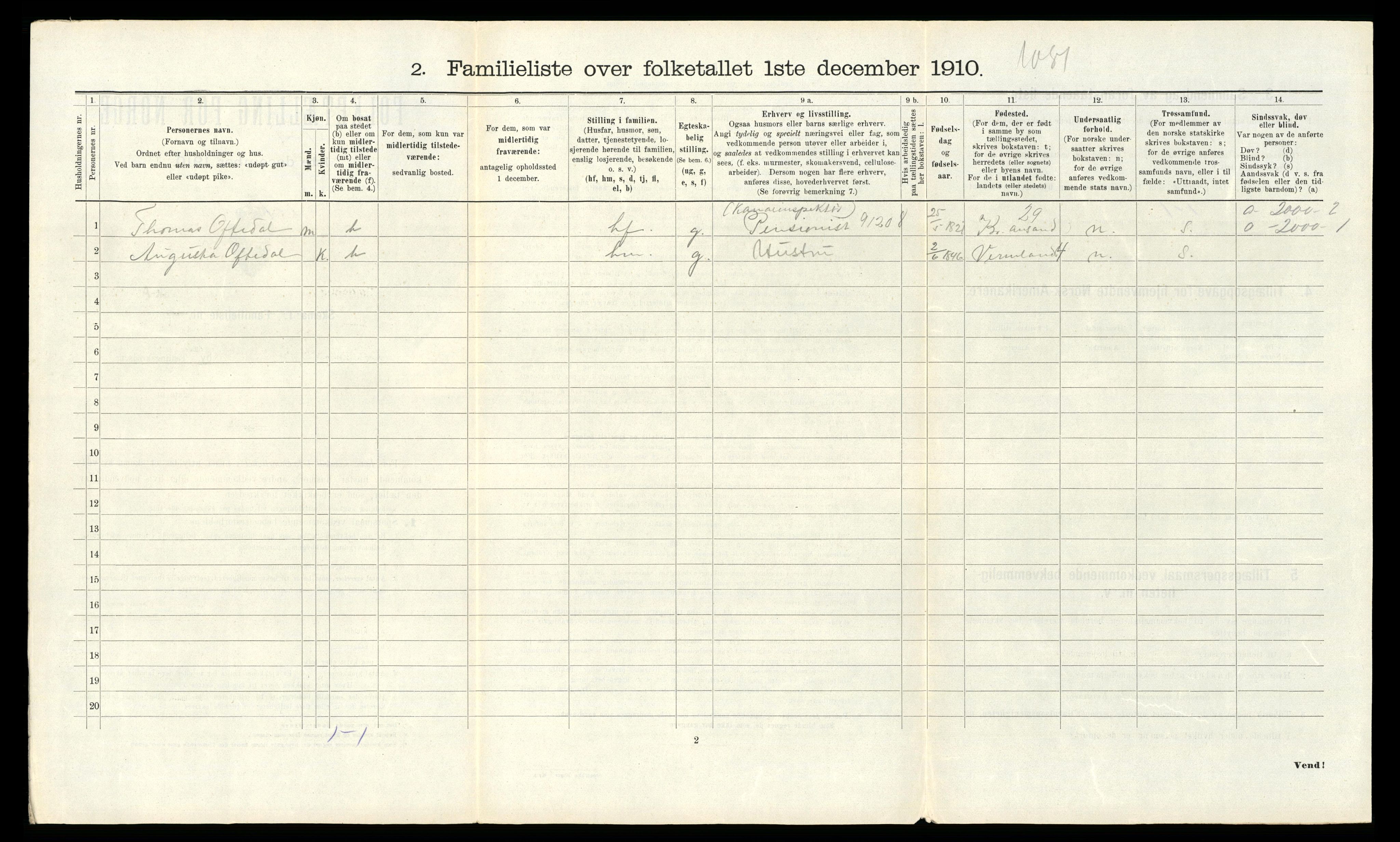 RA, 1910 census for Fredrikshald, 1910, p. 6839