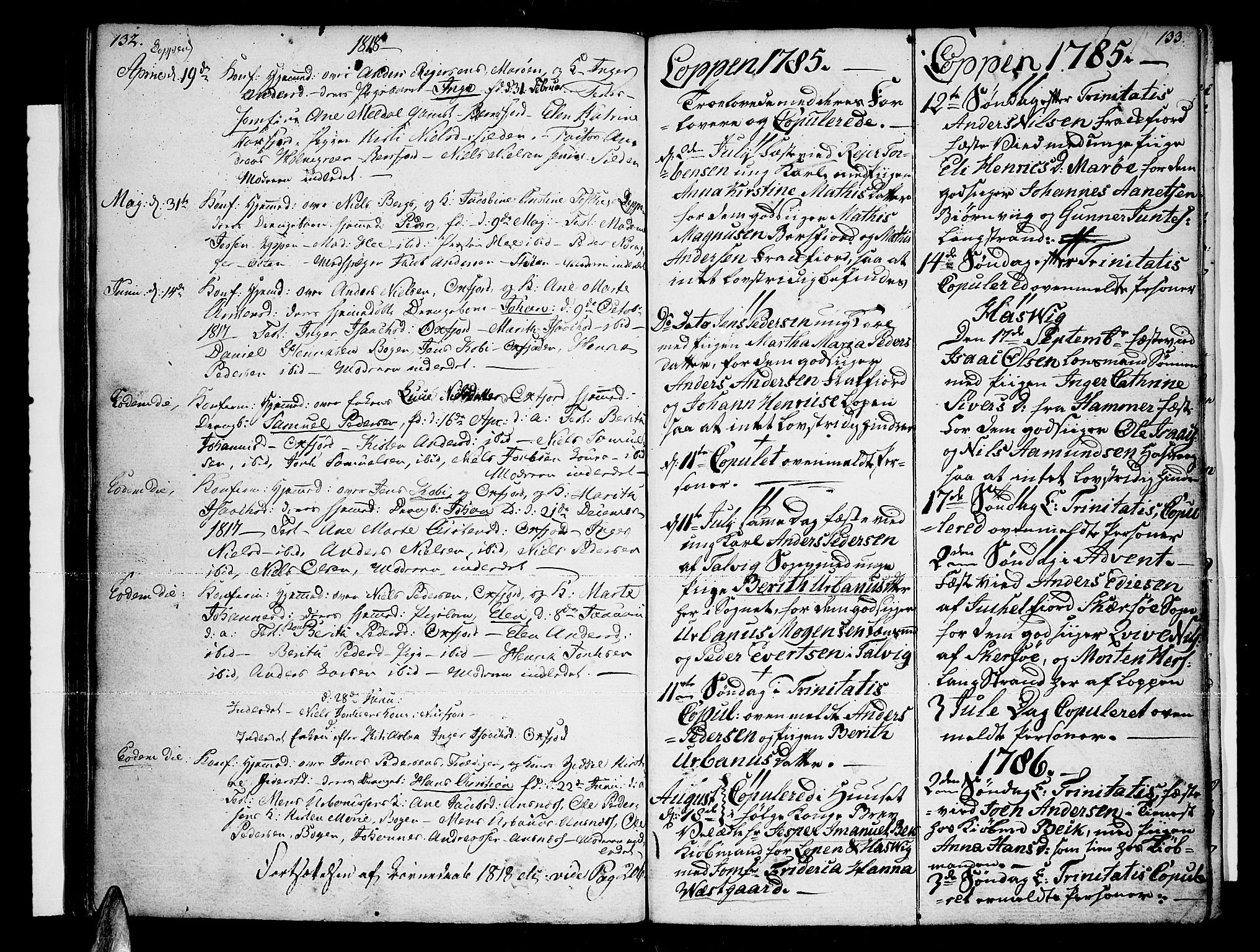 Loppa sokneprestkontor, SATØ/S-1339/H/Ha/L0002kirke: Parish register (official) no. 2, 1785-1821, p. 132