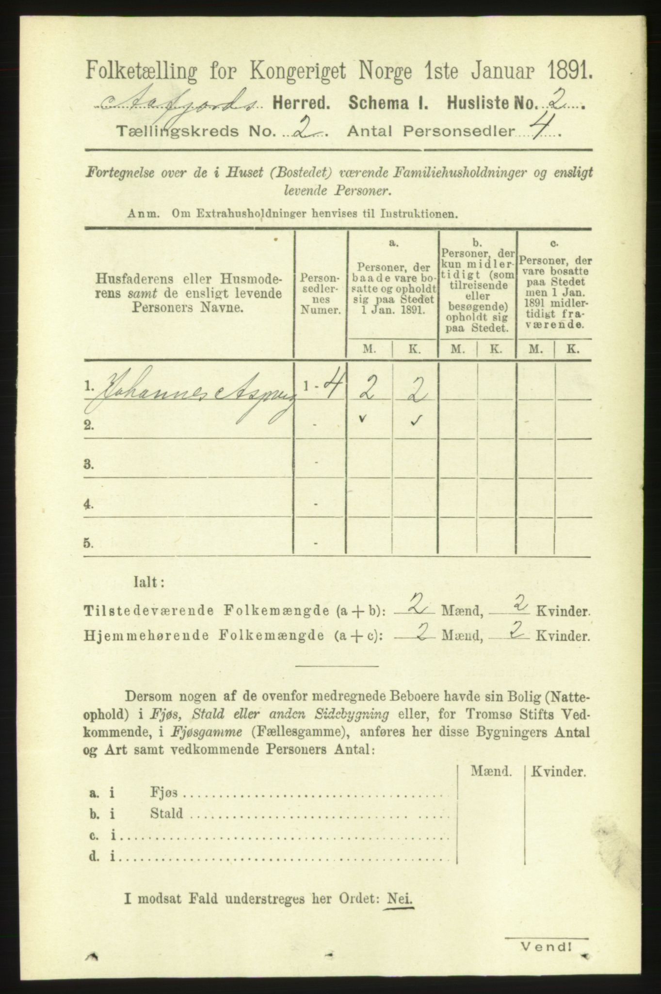 RA, 1891 census for 1630 Åfjord, 1891, p. 349