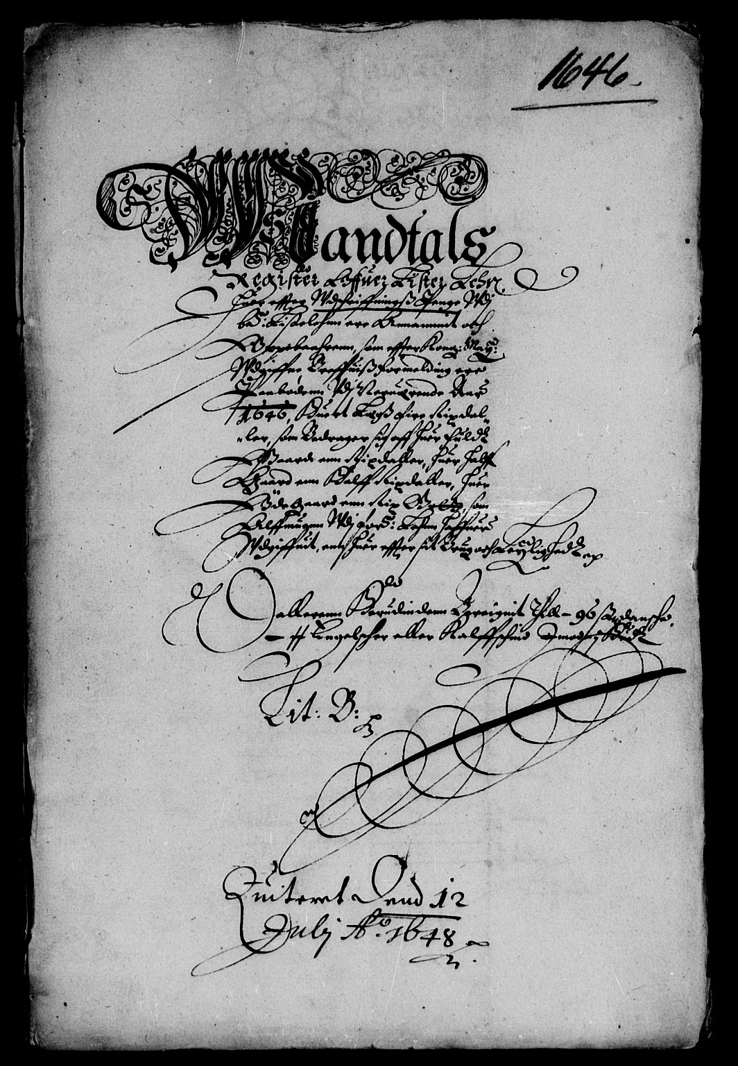 Rentekammeret inntil 1814, Reviderte regnskaper, Lensregnskaper, RA/EA-5023/R/Rb/Rbr/L0017: Lista len, 1646-1649