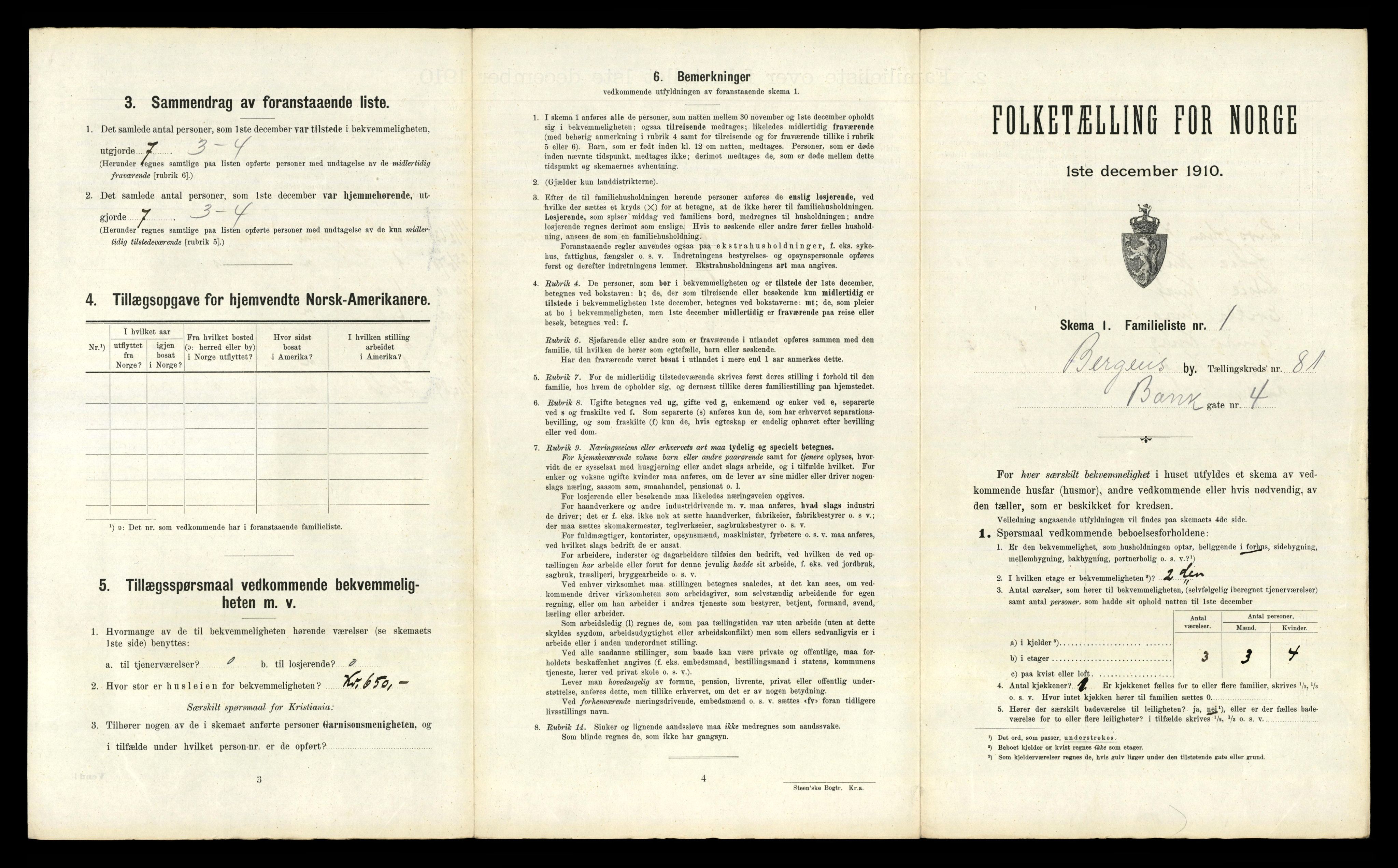 RA, 1910 census for Bergen, 1910, p. 28269