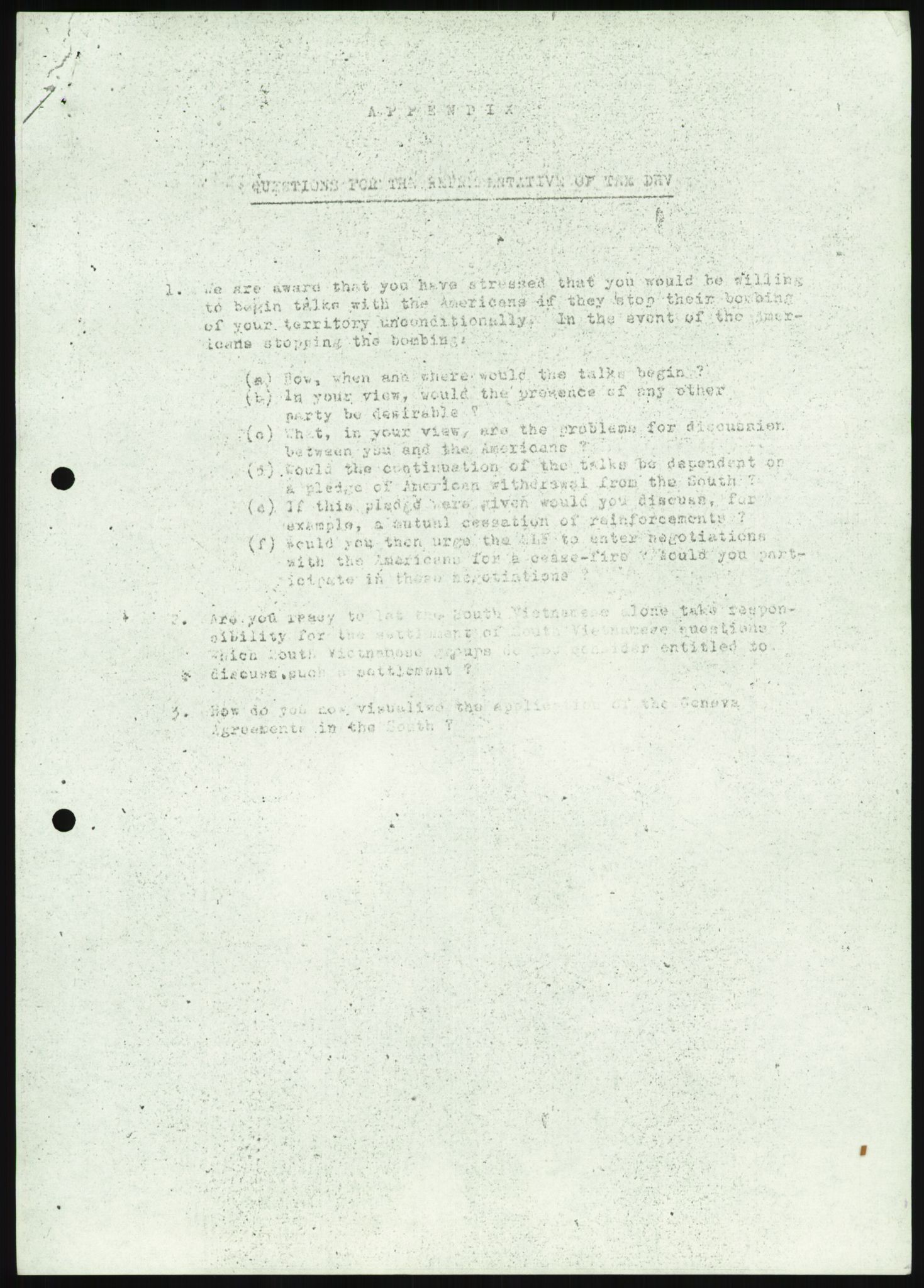 Utenriksdepartementet, hovedarkiv, AV/RA-S-6794/D/Da/Daa/L0969/0001: Verdenspolitikk. Fremmede staters politikk. Generelt / Sør-Vietnam: Nobelpristakeres fredsaksjoner (2 mapper), 1967-1969, p. 60