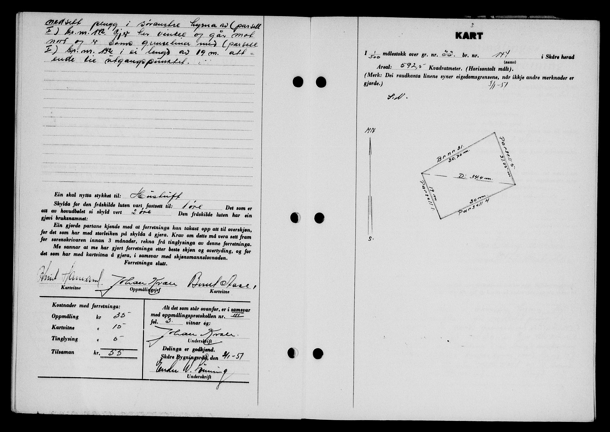 Karmsund sorenskriveri, SAST/A-100311/01/II/IIB/L0101: Mortgage book no. 81A, 1950-1951, Diary no: : 36/1951