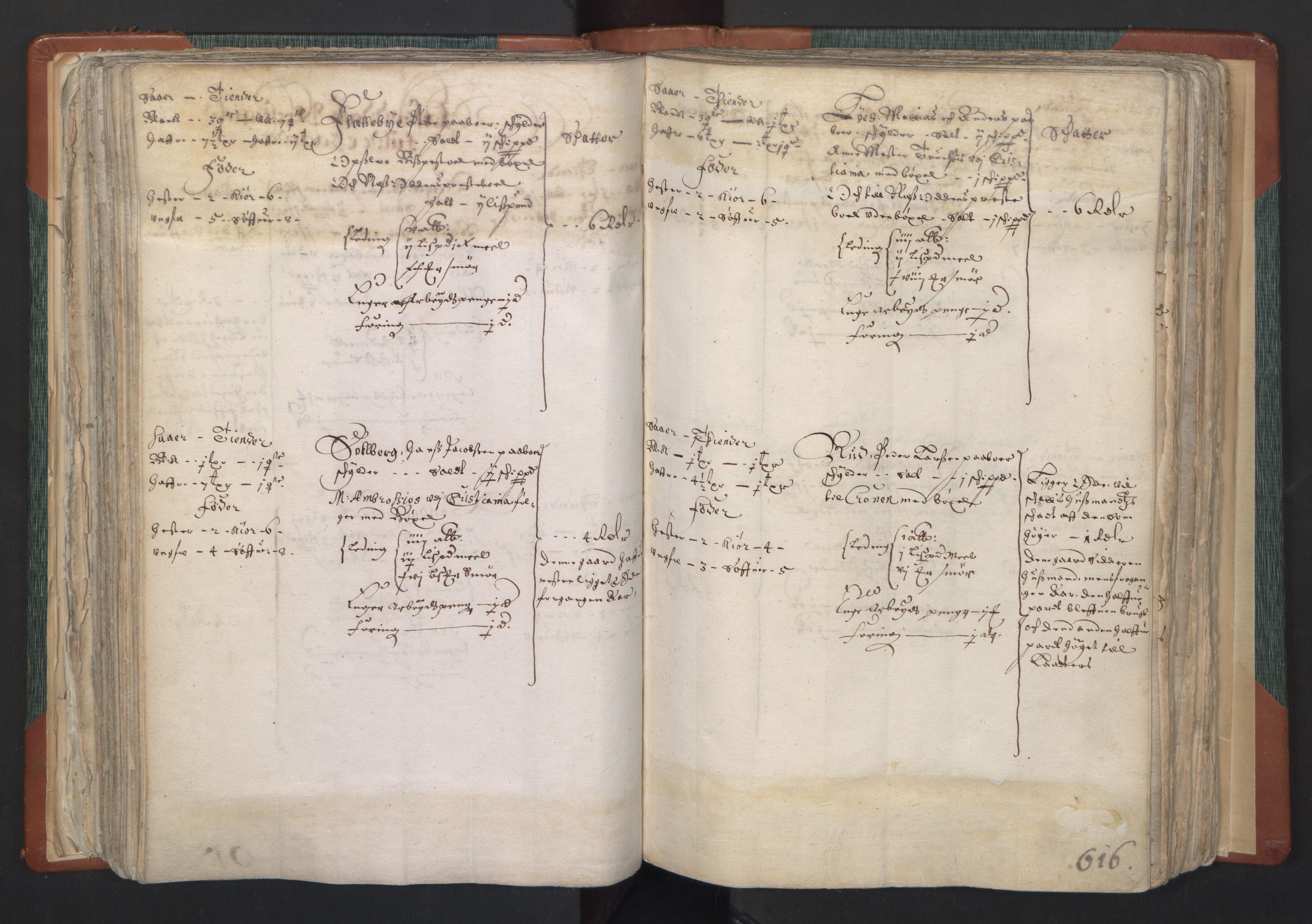 Rentekammeret inntil 1814, Realistisk ordnet avdeling, AV/RA-EA-4070/L/L0005: Kristiania lagdømme. Alminnelig jordebok med skatteligning for Marker og Follo len., 1661, p. 615b-616a