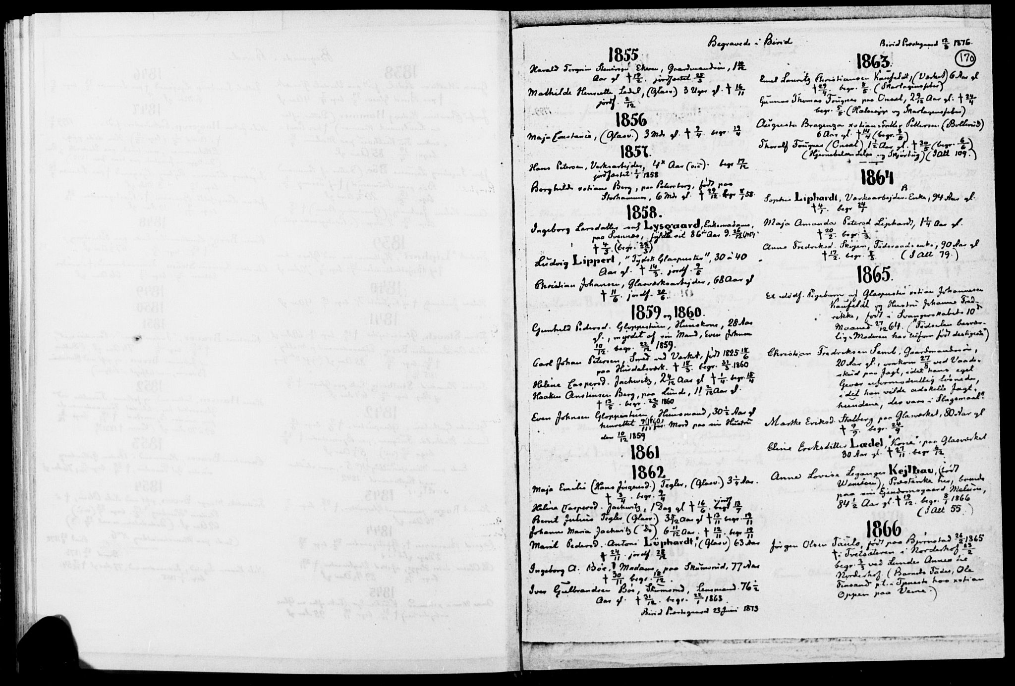 Lassens samlinger, RA/PA-0051/F/Fc: Parish register (official) no. L0081, 1730-1879, p. 170