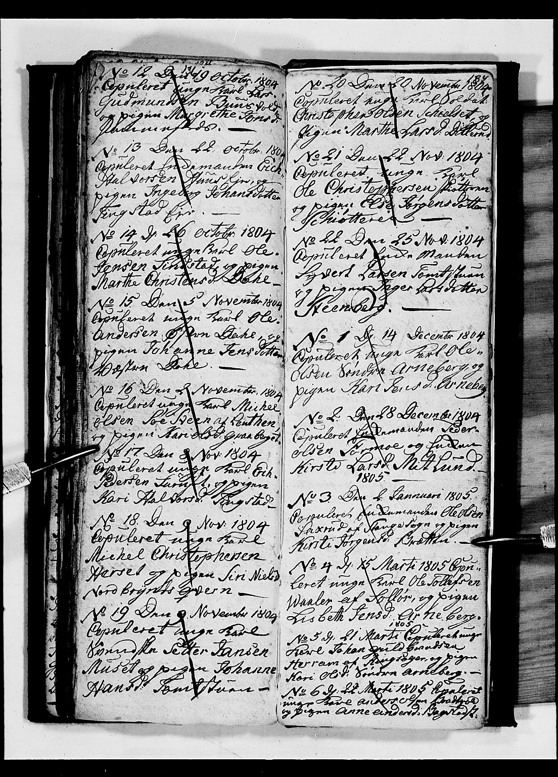 Romedal prestekontor, AV/SAH-PREST-004/L/L0003: Parish register (copy) no. 3, 1801-1806, p. 136-137