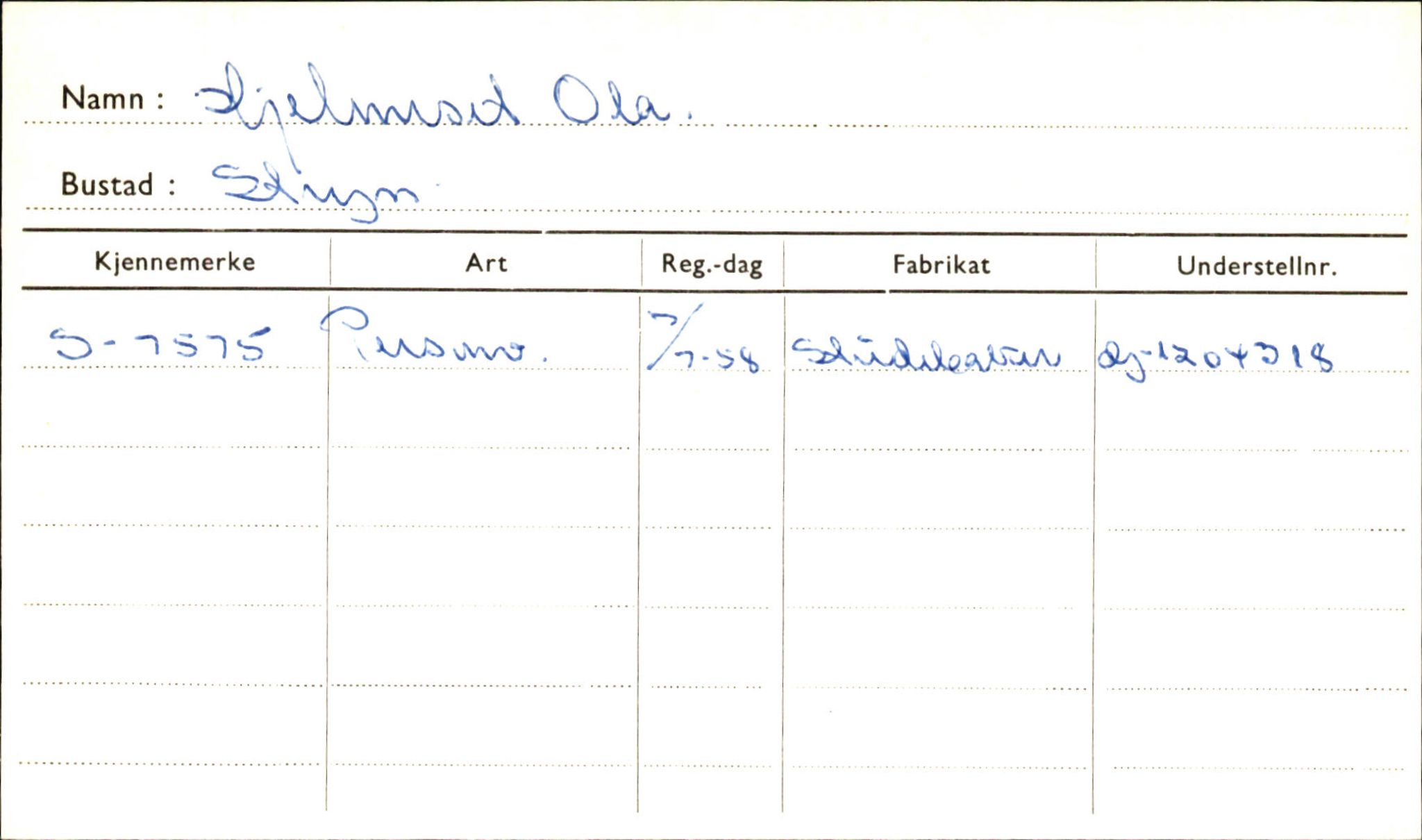 Statens vegvesen, Sogn og Fjordane vegkontor, AV/SAB-A-5301/4/F/L0001A: Eigarregister Fjordane til 1.6.1961, 1930-1961, p. 507