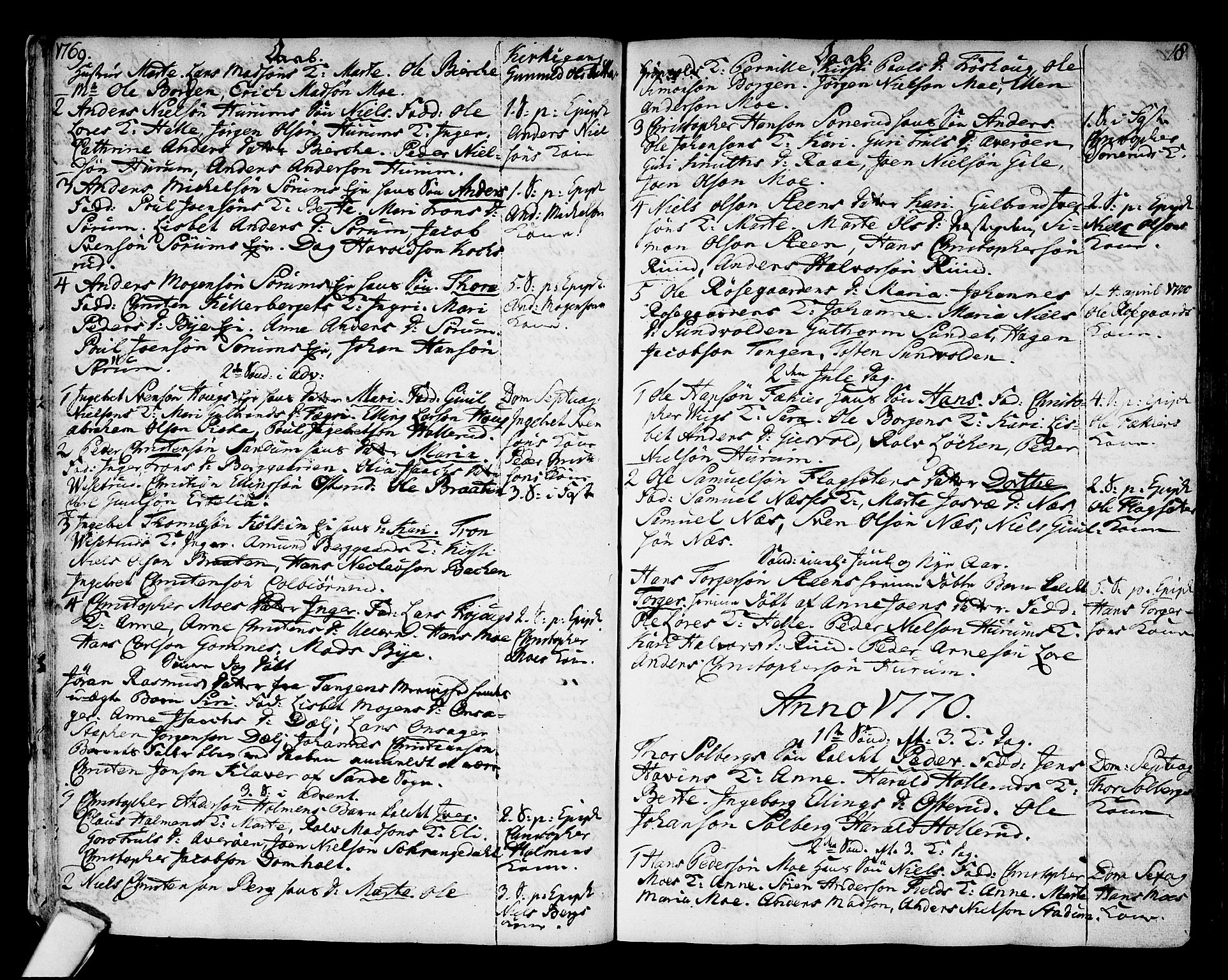 Hole kirkebøker, AV/SAKO-A-228/F/Fa/L0002: Parish register (official) no. I 2, 1766-1814, p. 18