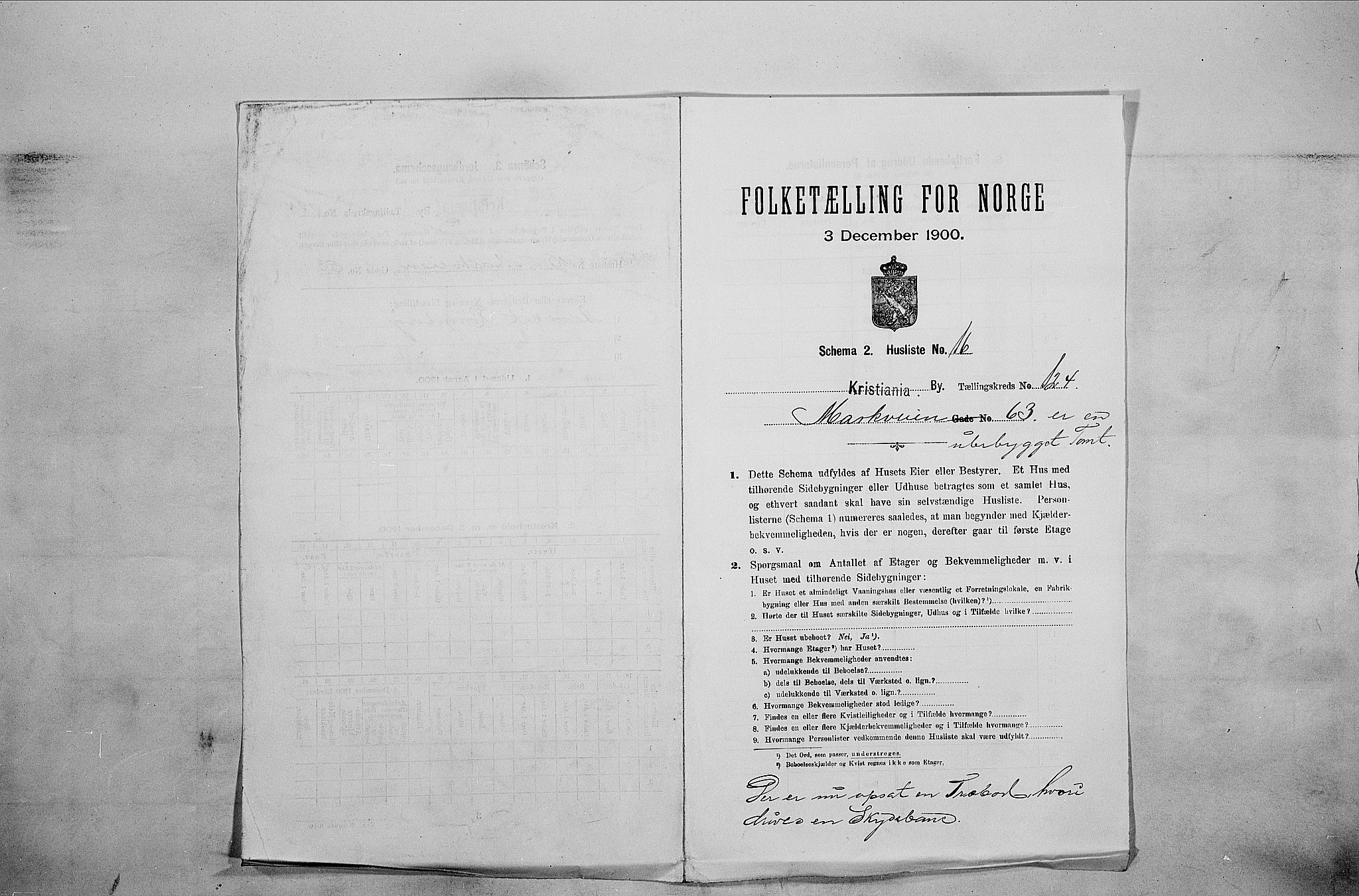 SAO, 1900 census for Kristiania, 1900, p. 58675