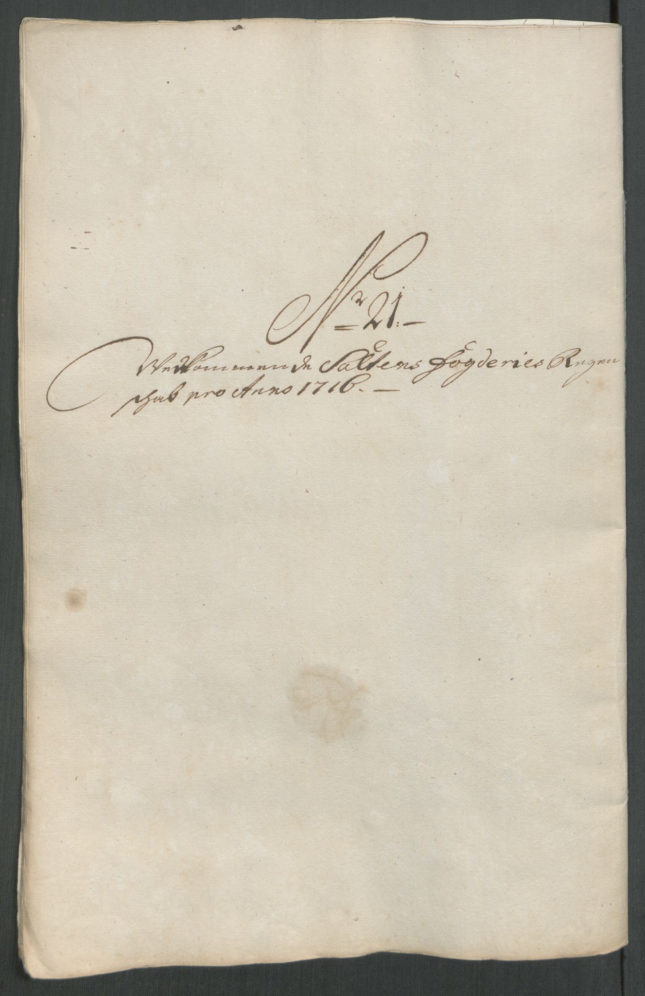 Rentekammeret inntil 1814, Reviderte regnskaper, Fogderegnskap, AV/RA-EA-4092/R66/L4586: Fogderegnskap Salten, 1716, p. 147