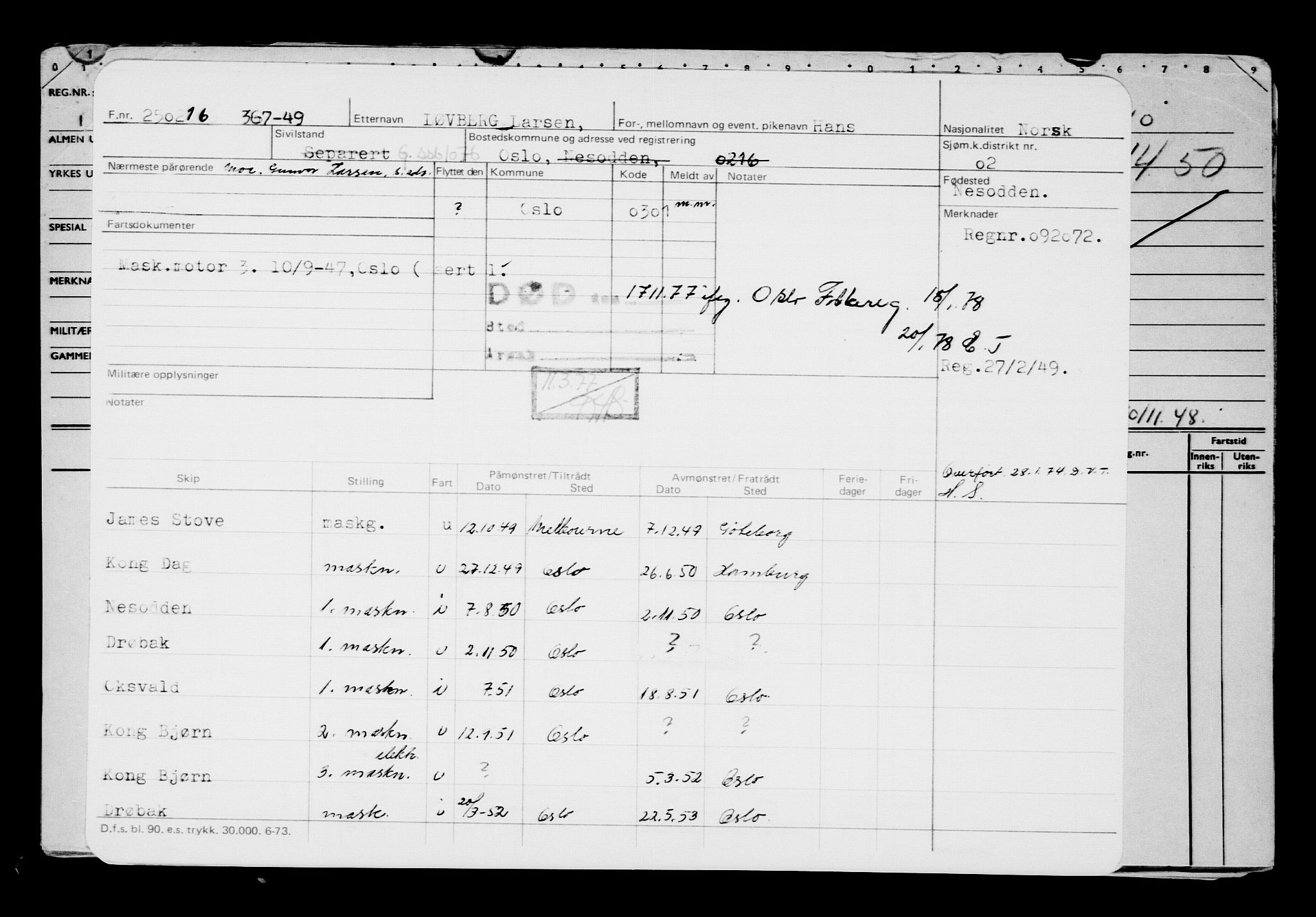 Direktoratet for sjømenn, AV/RA-S-3545/G/Gb/L0137: Hovedkort, 1916, p. 103