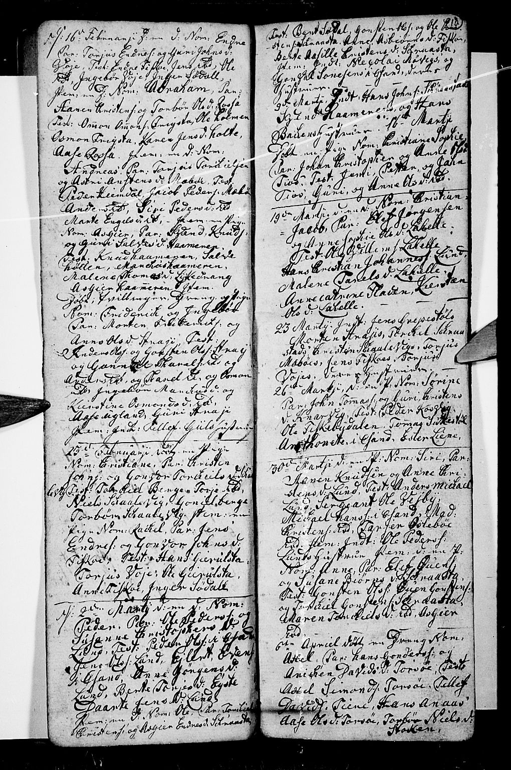 Oddernes sokneprestkontor, AV/SAK-1111-0033/F/Fb/Fba/L0002: Parish register (copy) no. B 2, 1791-1806, p. 13