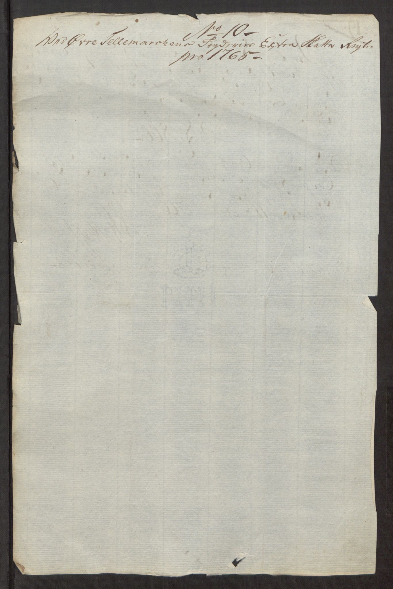 Rentekammeret inntil 1814, Reviderte regnskaper, Fogderegnskap, RA/EA-4092/R38/L2293: Ekstraskatten Øvre Telemark, 1762-1770, p. 66
