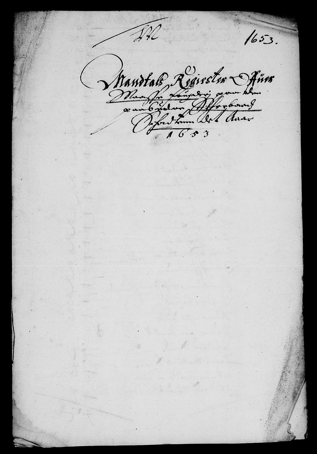 Rentekammeret inntil 1814, Reviderte regnskaper, Lensregnskaper, RA/EA-5023/R/Rb/Rba/L0219: Akershus len, 1653