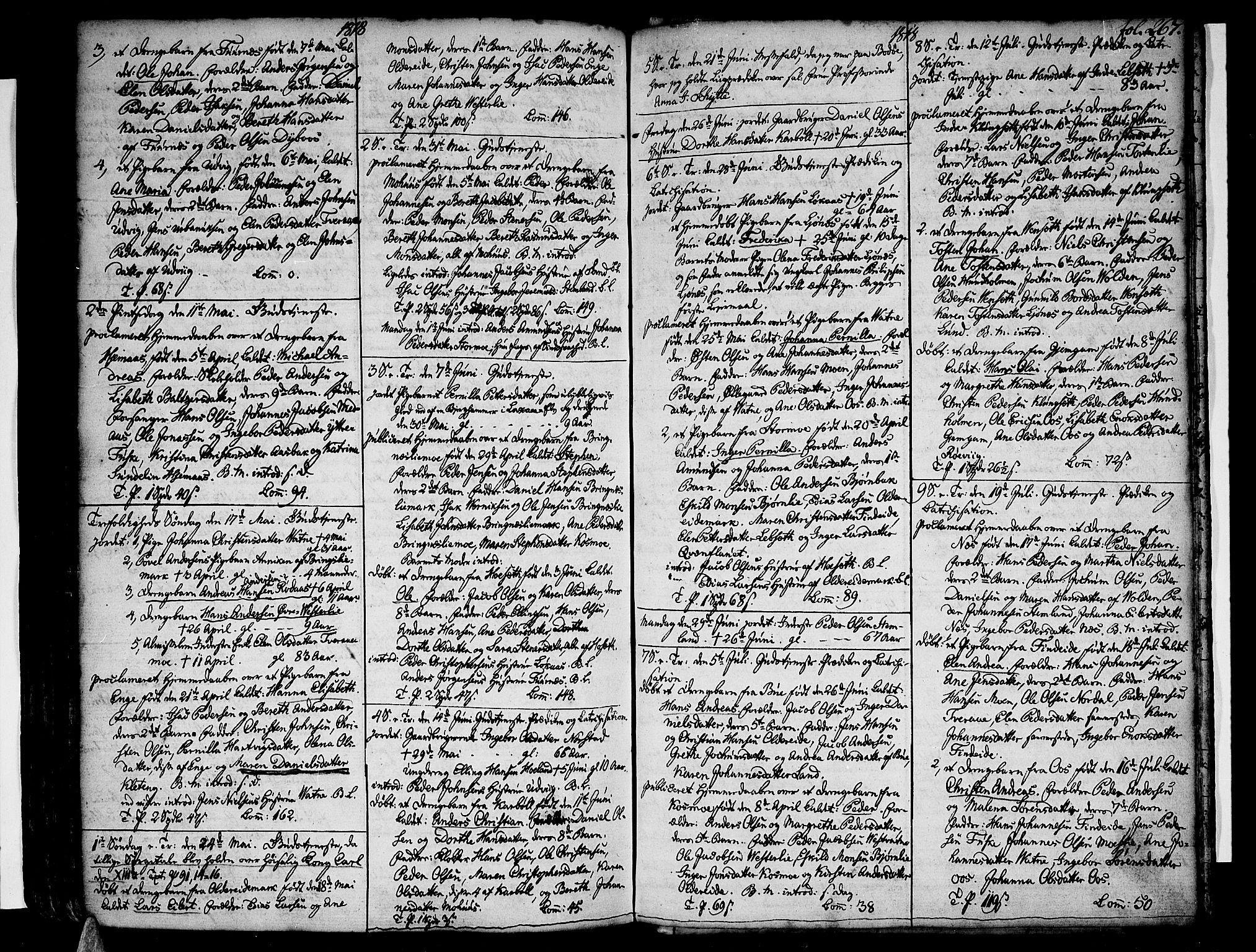 Ministerialprotokoller, klokkerbøker og fødselsregistre - Nordland, SAT/A-1459/852/L0735: Parish register (official) no. 852A05, 1762-1820, p. 267