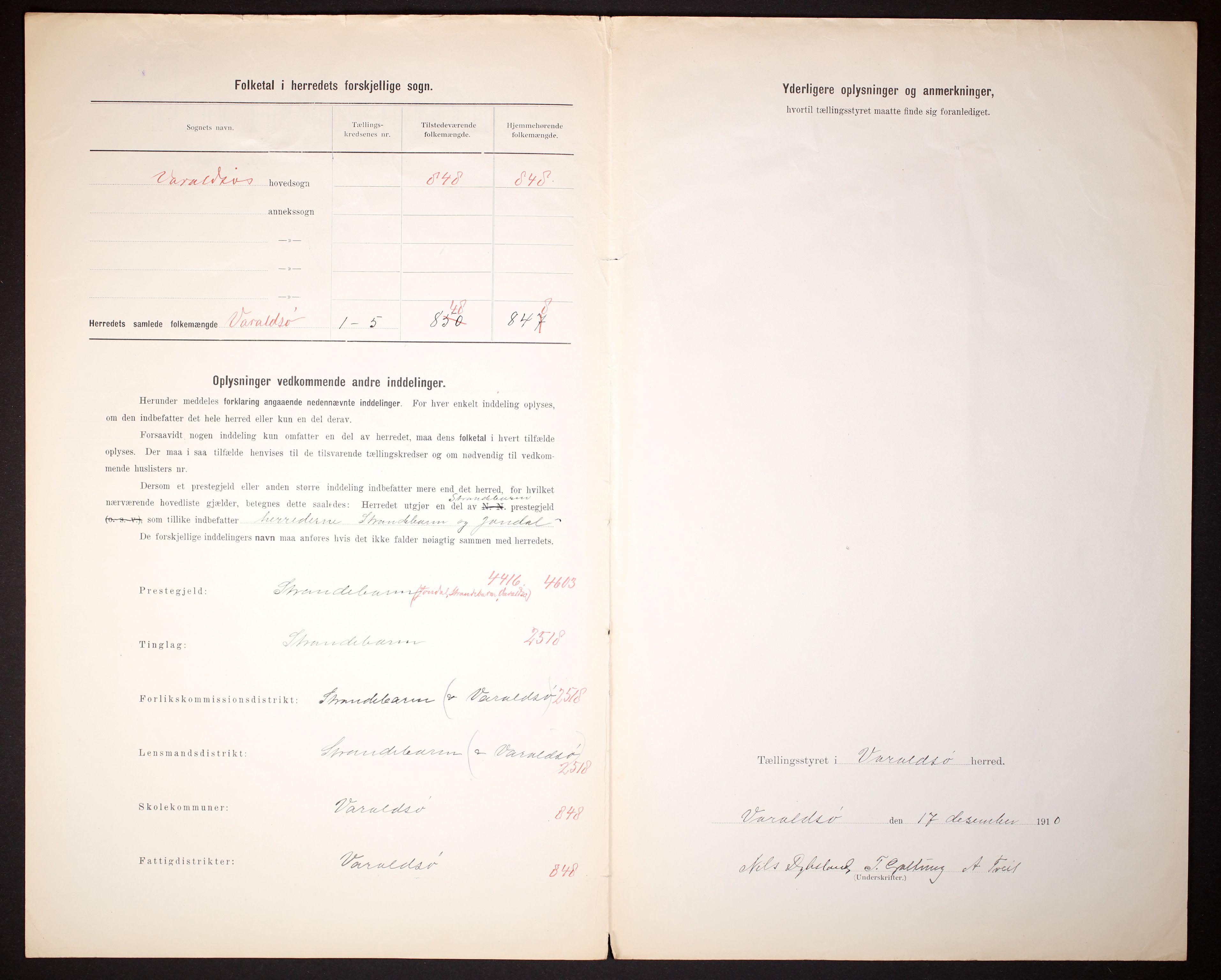 RA, 1910 census for Varaldsøy, 1910, p. 3