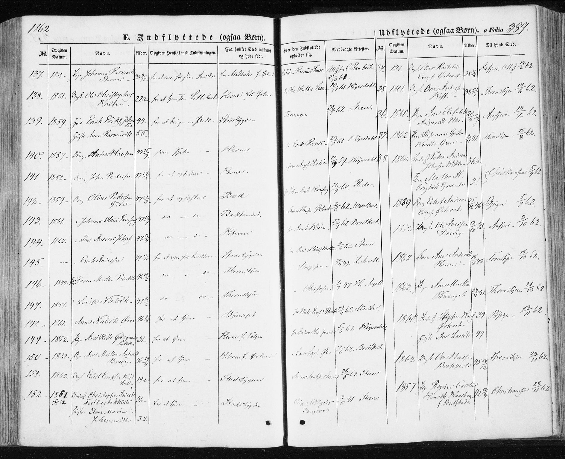 Ministerialprotokoller, klokkerbøker og fødselsregistre - Sør-Trøndelag, SAT/A-1456/659/L0737: Parish register (official) no. 659A07, 1857-1875, p. 389