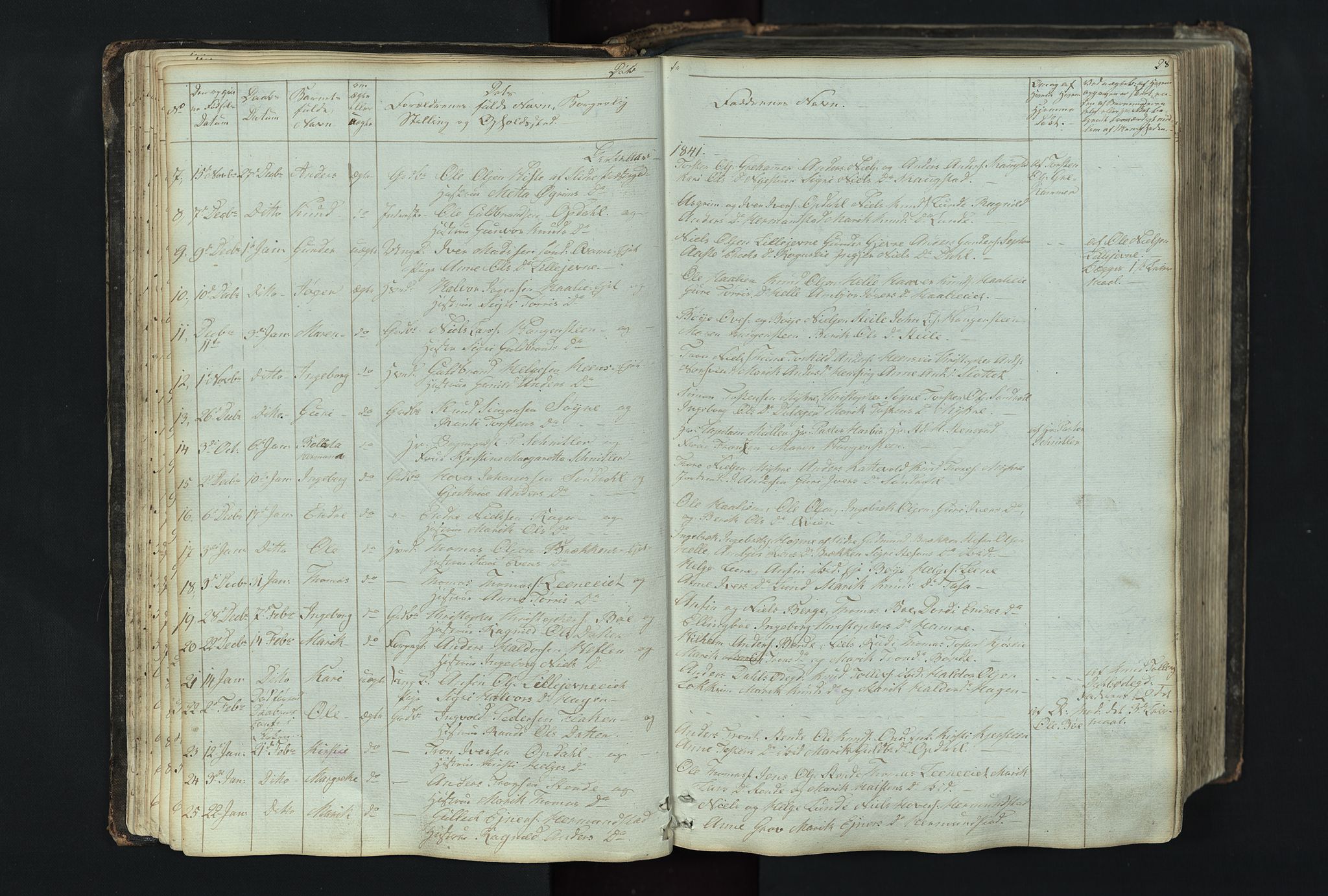 Vang prestekontor, Valdres, SAH/PREST-140/H/Hb/L0004: Parish register (copy) no. 4, 1835-1892, p. 28