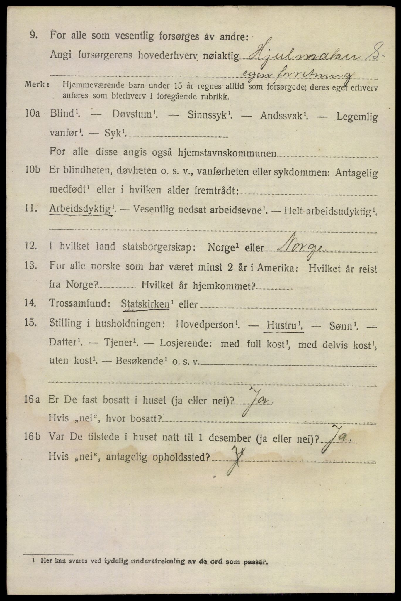 SAKO, 1920 census for Drangedal, 1920, p. 4932