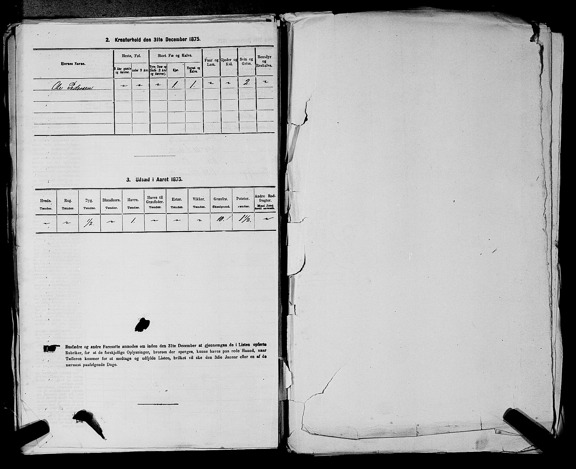 RA, 1875 census for 0224P Aurskog, 1875, p. 1161