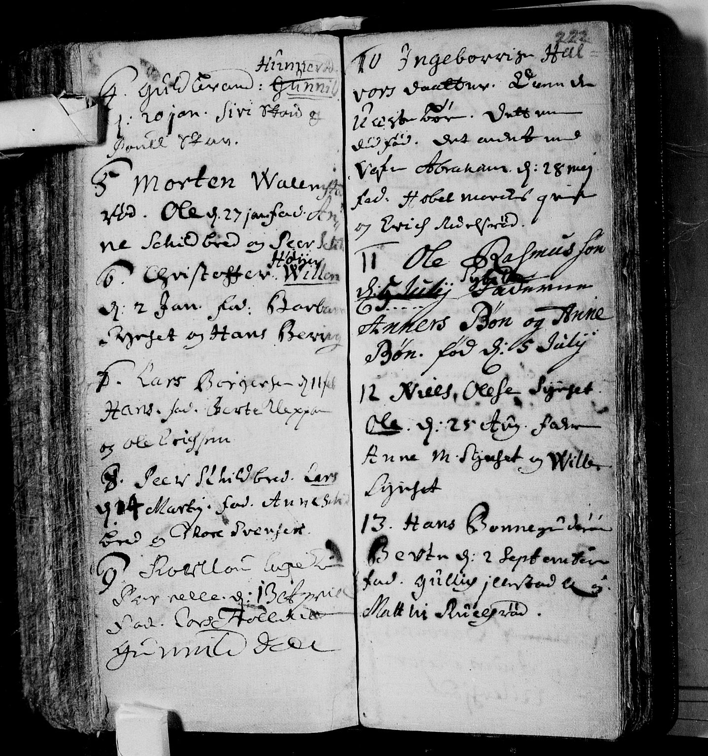 Andebu kirkebøker, SAKO/A-336/F/Fa/L0001: Parish register (official) no. 1 /3, 1623-1738, p. 222