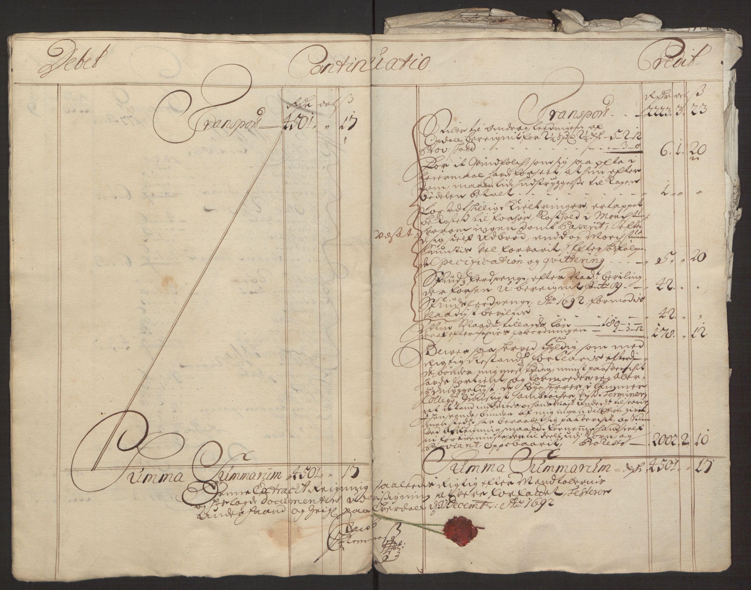 Rentekammeret inntil 1814, Reviderte regnskaper, Fogderegnskap, AV/RA-EA-4092/R58/L3937: Fogderegnskap Orkdal, 1691-1692, p. 183