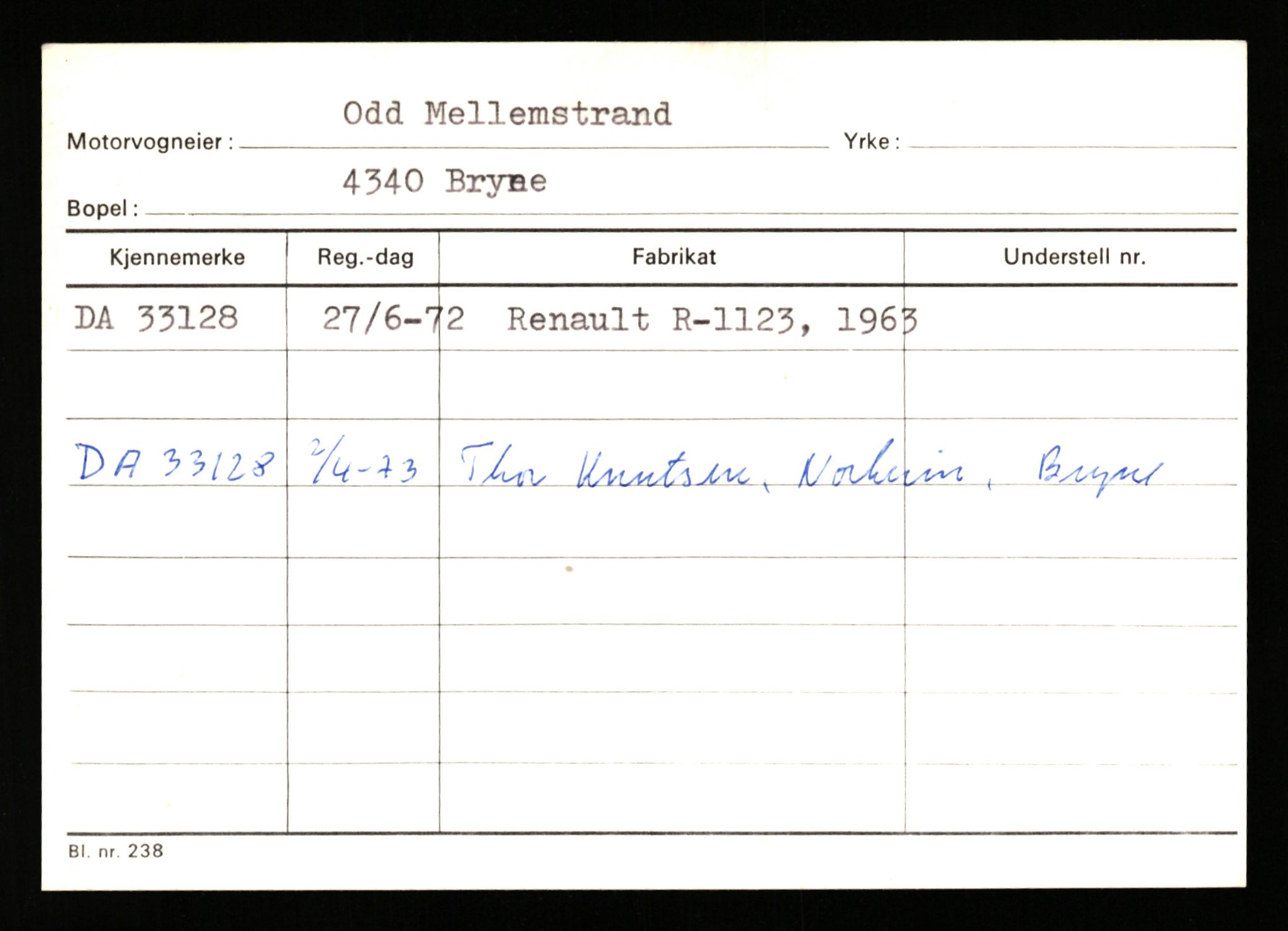 Stavanger trafikkstasjon, AV/SAST-A-101942/0/G/L0005: Registreringsnummer: 23000 - 34245, 1930-1971, p. 3128