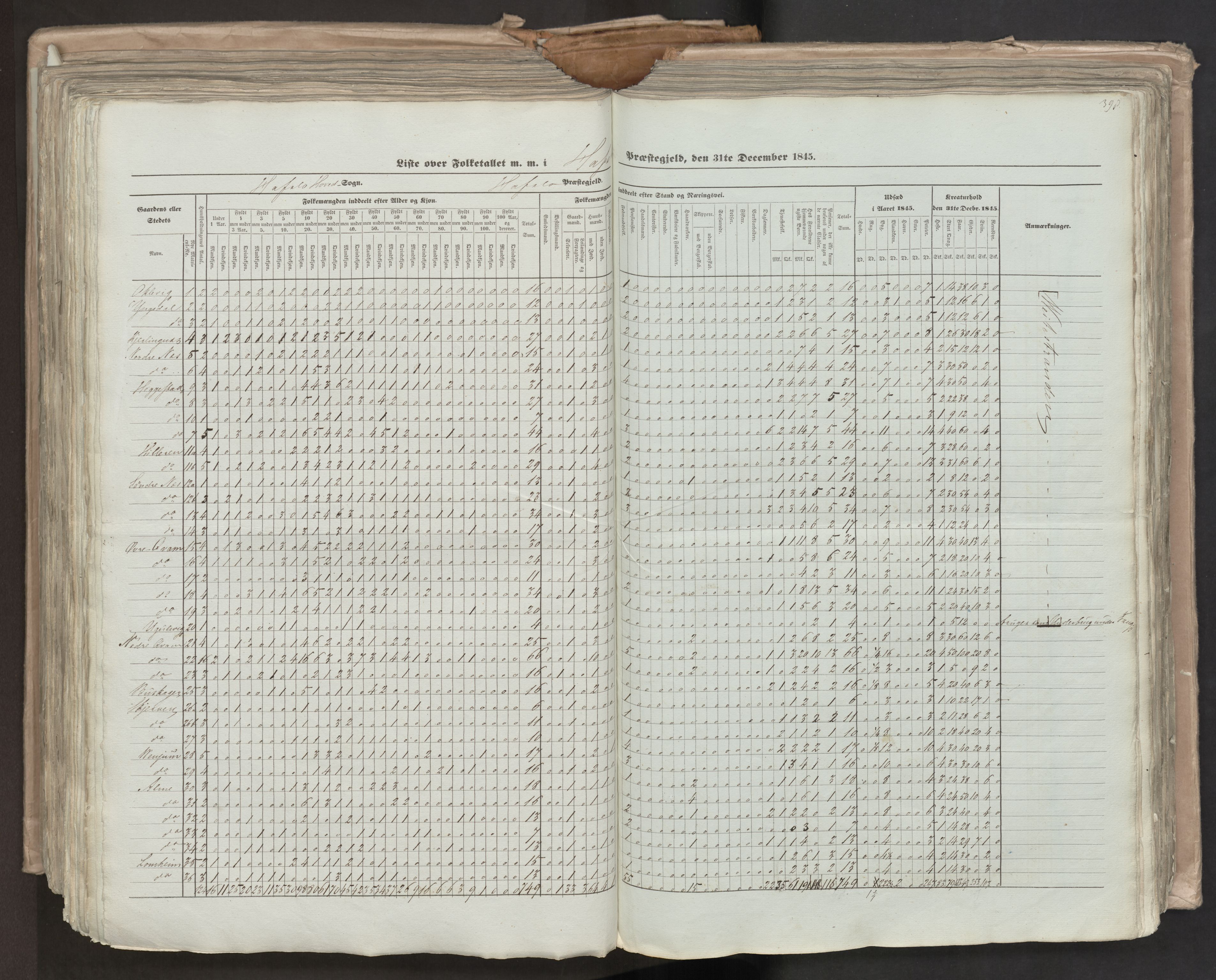 RA, Census 1845, vol. 7: Søndre Bergenhus amt og Nordre Bergenhus amt, 1845, p. 398