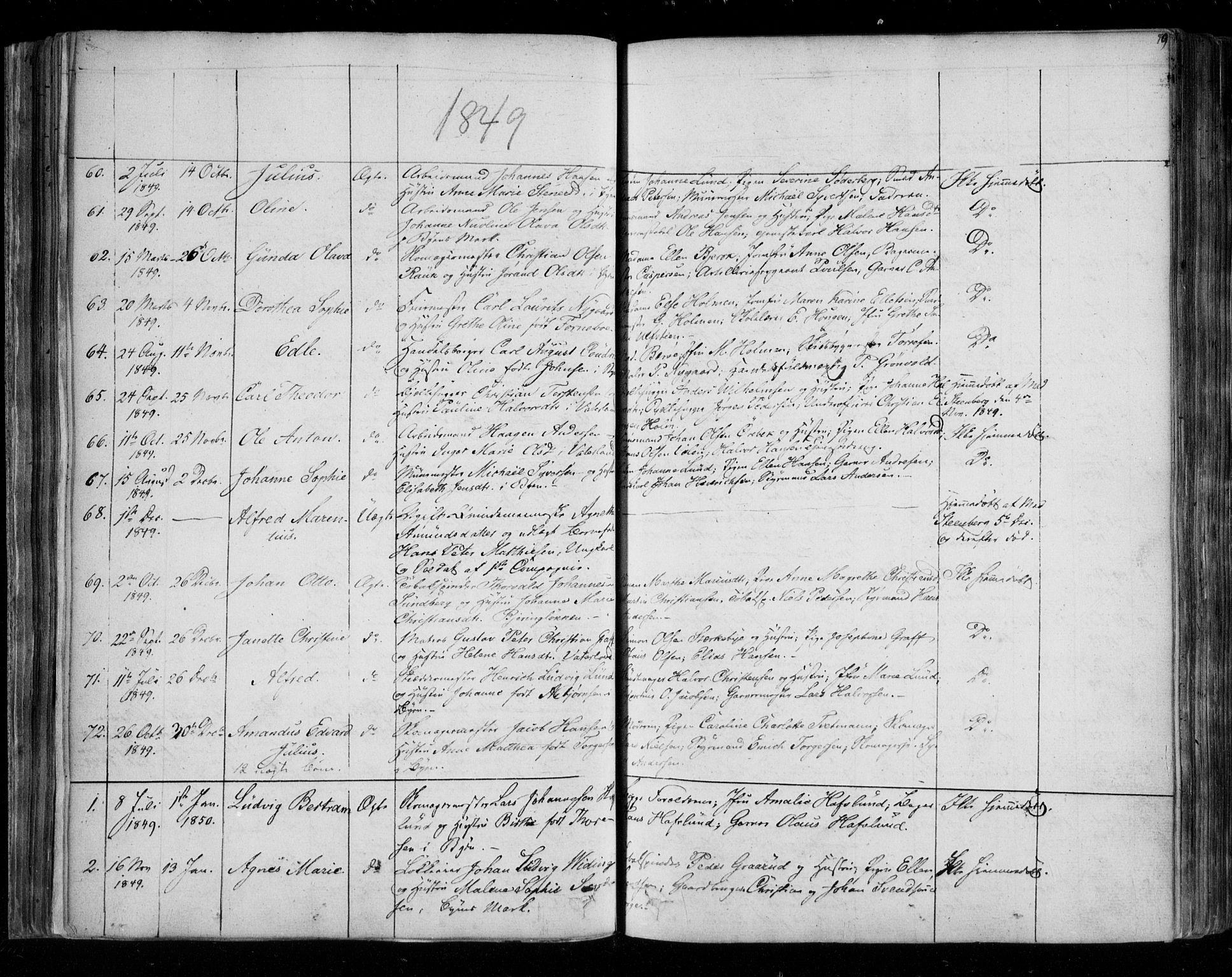 Fredrikstad prestekontor Kirkebøker, AV/SAO-A-11082/F/Fa/L0005: Parish register (official) no. 5, 1835-1856, p. 79