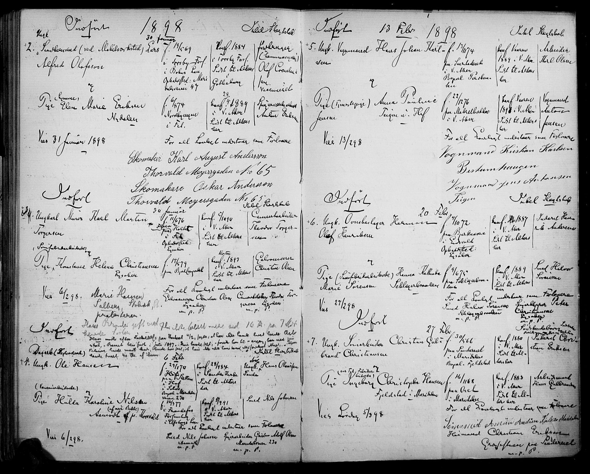 Vestre Aker prestekontor Kirkebøker, AV/SAO-A-10025/H/Ha/L0002: Banns register no. 2, 1878-1898