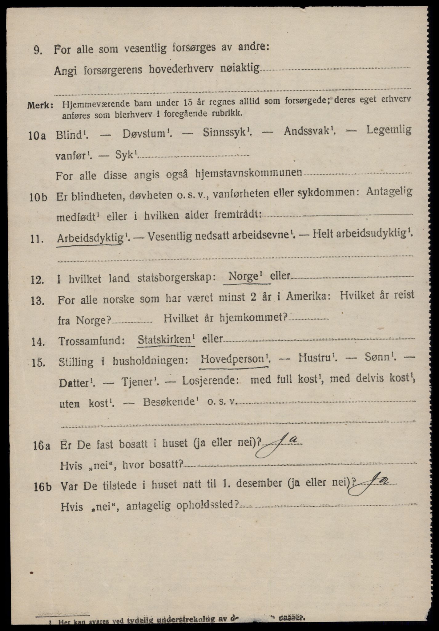 SAT, 1920 census for Sykkylven, 1920, p. 2732