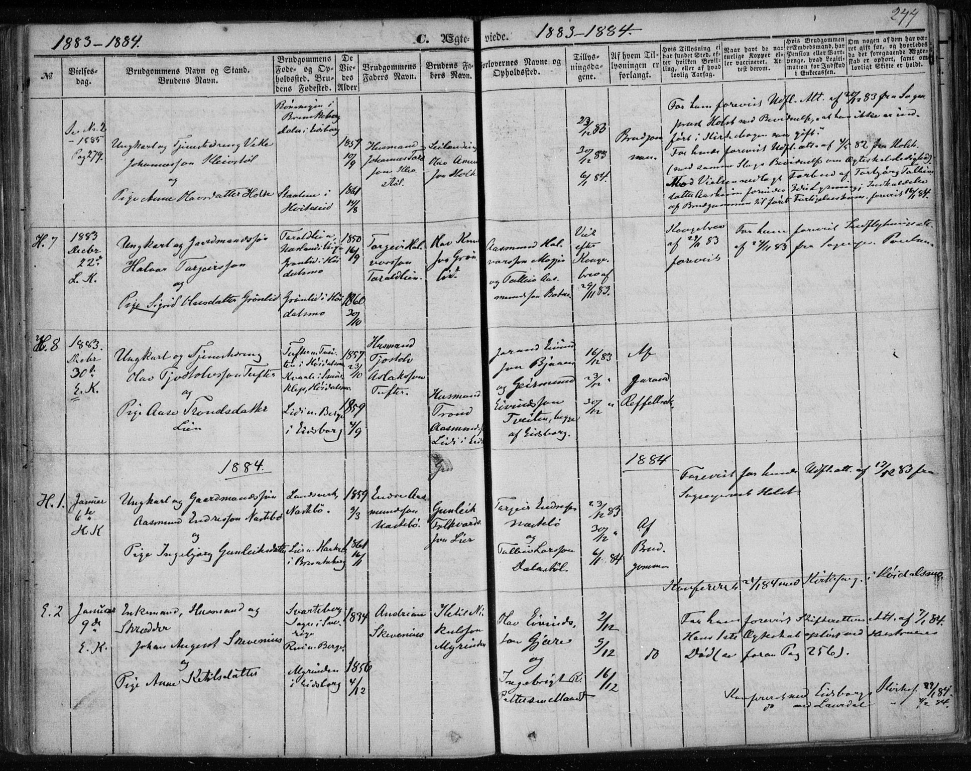 Lårdal kirkebøker, SAKO/A-284/F/Fa/L0006: Parish register (official) no. I 6, 1861-1886, p. 277