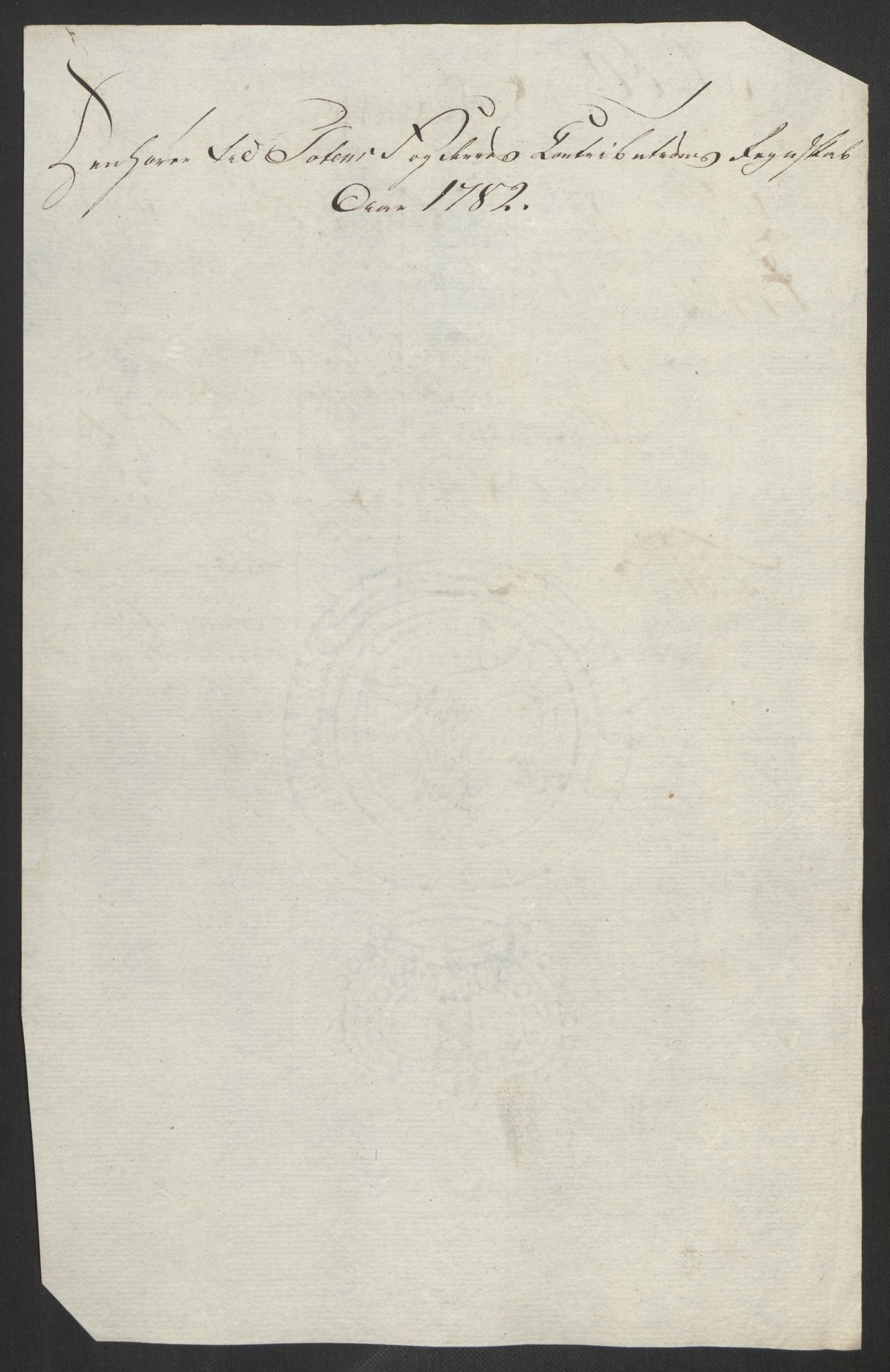 Rentekammeret inntil 1814, Reviderte regnskaper, Fogderegnskap, AV/RA-EA-4092/R19/L1369: Fogderegnskap Toten, Hadeland og Vardal, 1782, p. 210