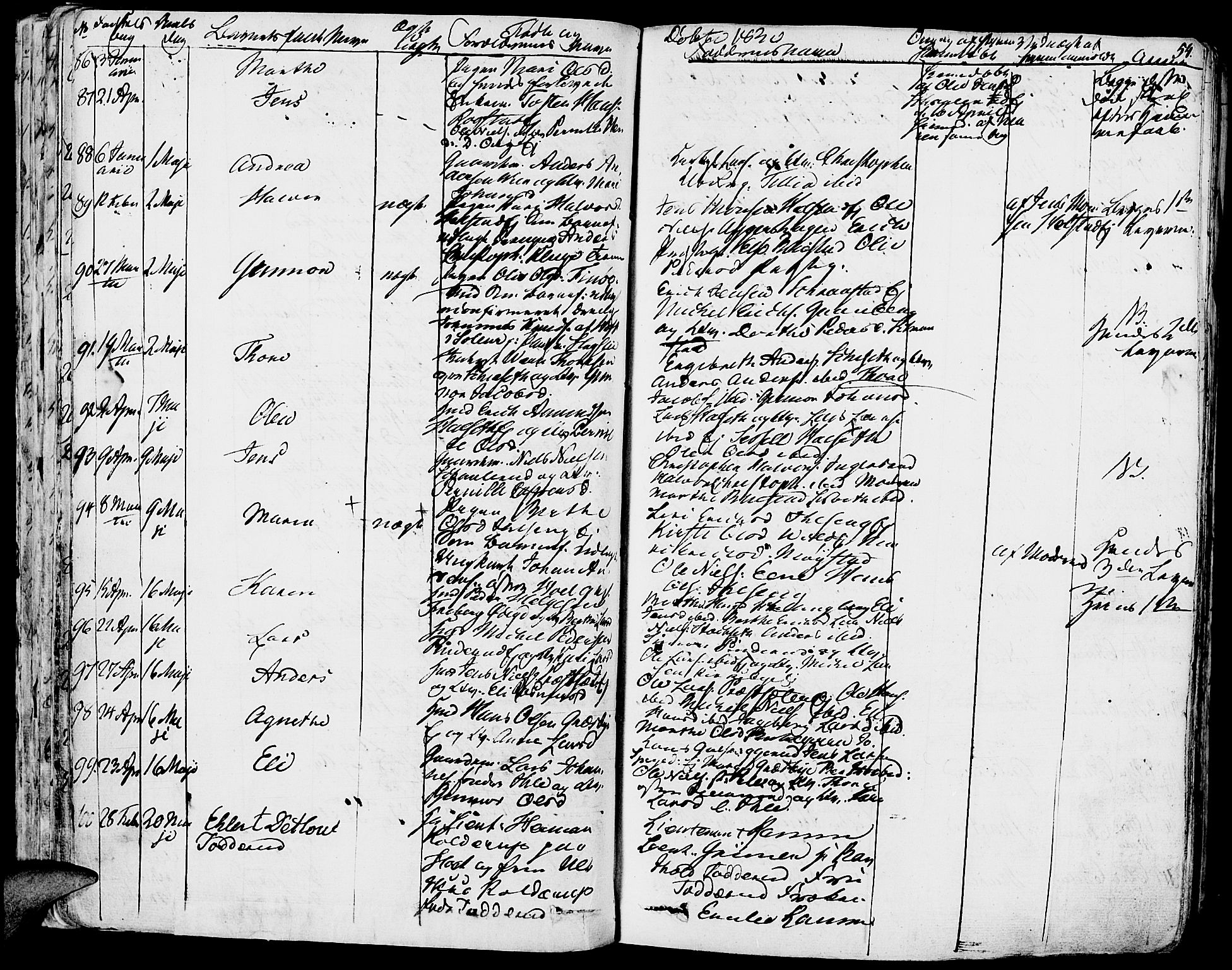 Vang prestekontor, Hedmark, AV/SAH-PREST-008/H/Ha/Haa/L0009: Parish register (official) no. 9, 1826-1841, p. 54