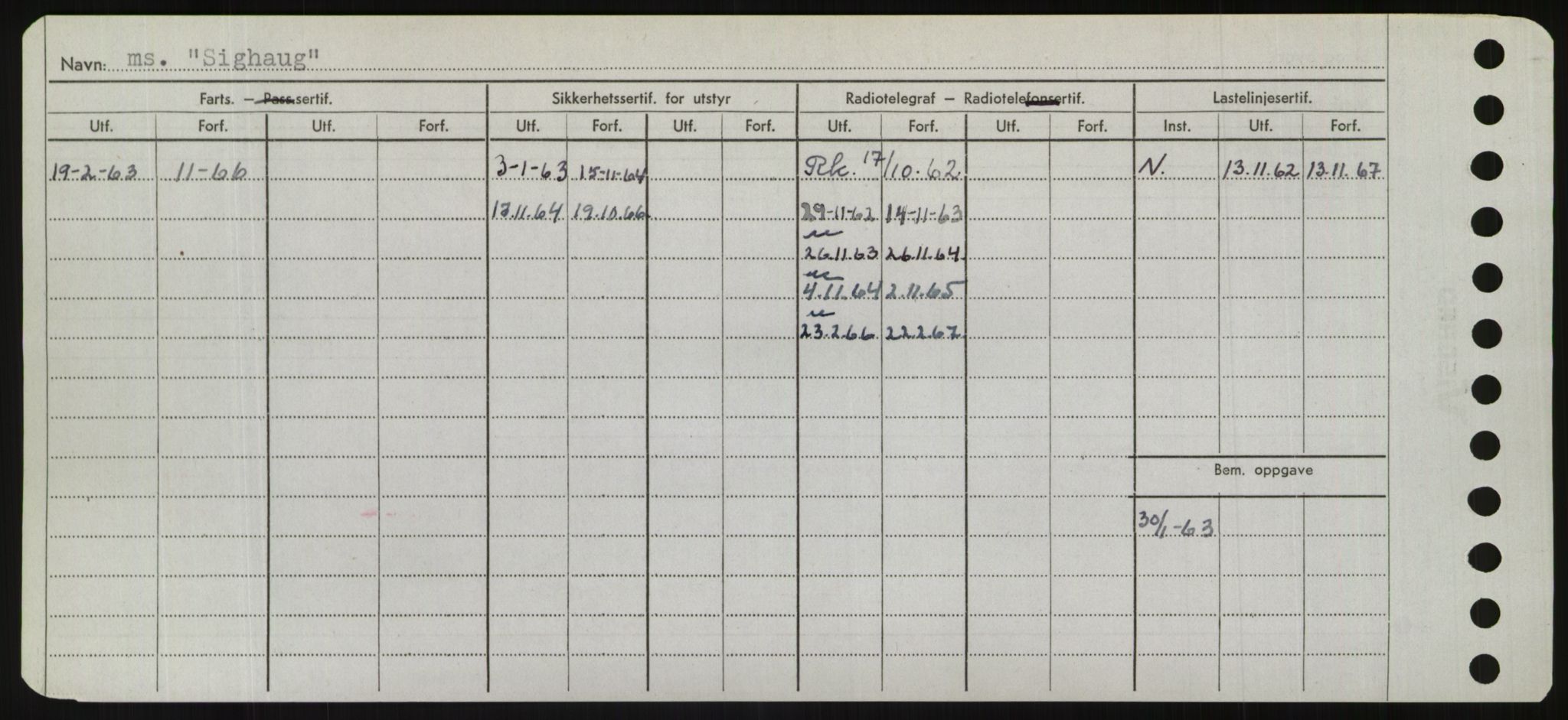 Sjøfartsdirektoratet med forløpere, Skipsmålingen, AV/RA-S-1627/H/Hd/L0033: Fartøy, Sevi-Sjø, p. 60