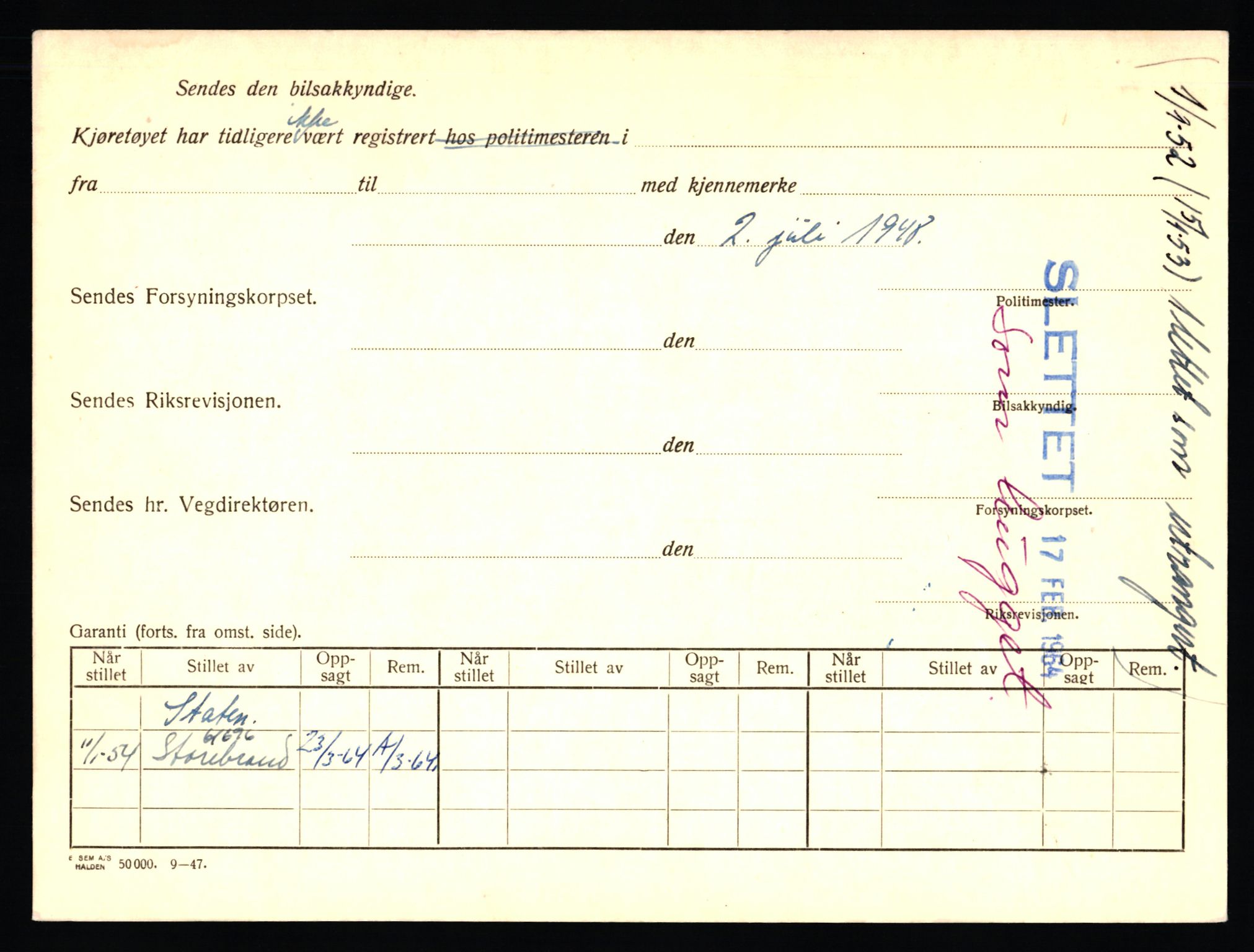 Stavanger trafikkstasjon, AV/SAST-A-101942/0/F/L0020: L-11000 - L-11499, 1930-1971, p. 998