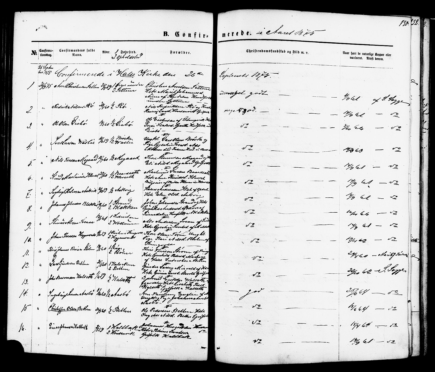 Ministerialprotokoller, klokkerbøker og fødselsregistre - Møre og Romsdal, AV/SAT-A-1454/576/L0884: Parish register (official) no. 576A02, 1865-1879, p. 130