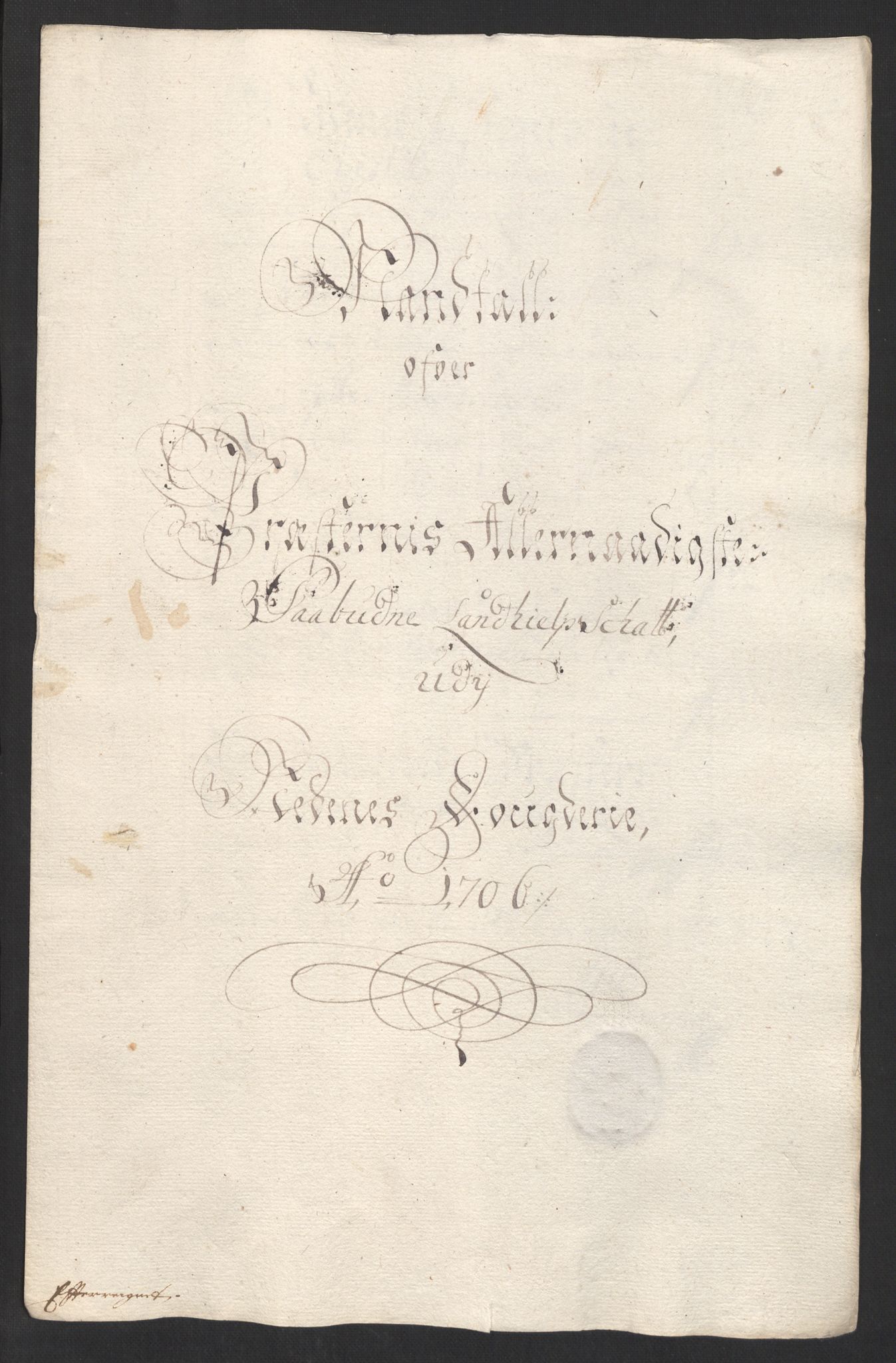 Rentekammeret inntil 1814, Reviderte regnskaper, Fogderegnskap, RA/EA-4092/R39/L2318: Fogderegnskap Nedenes, 1706-1709, p. 54