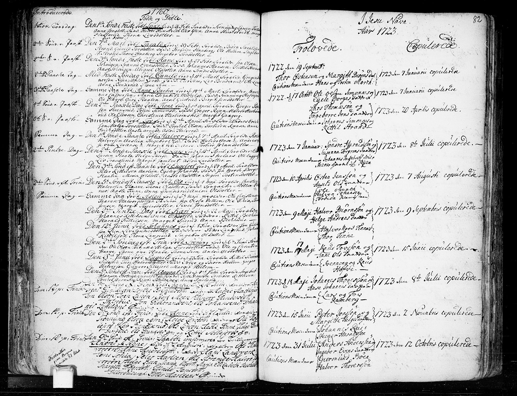 Heddal kirkebøker, SAKO/A-268/F/Fa/L0003: Parish register (official) no. I 3, 1723-1783, p. 82