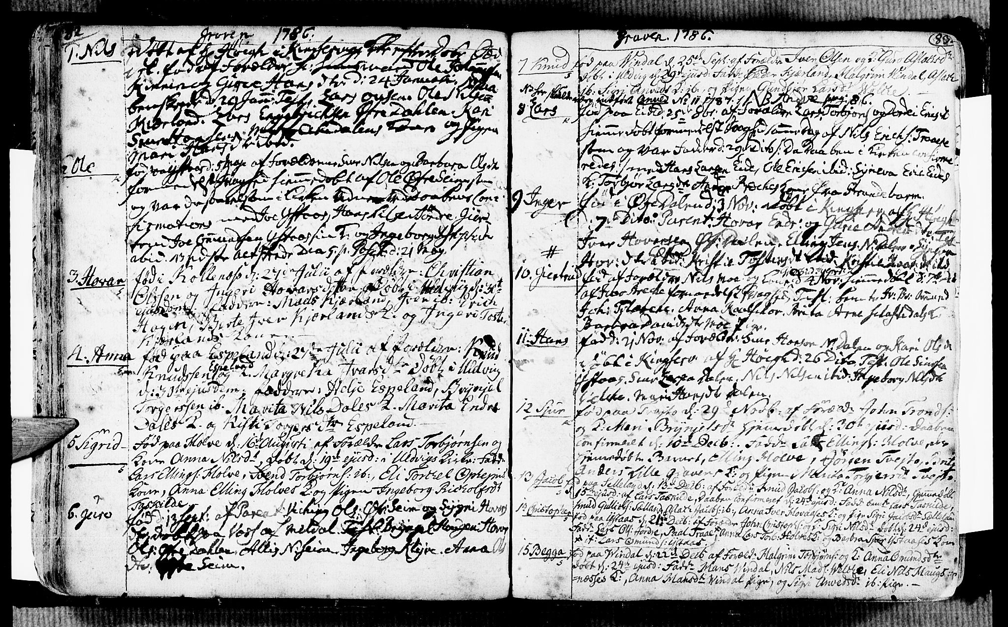 Ulvik sokneprestembete, SAB/A-78801/H/Haa: Parish register (official) no. A 7, 1761-1792, p. 82-83