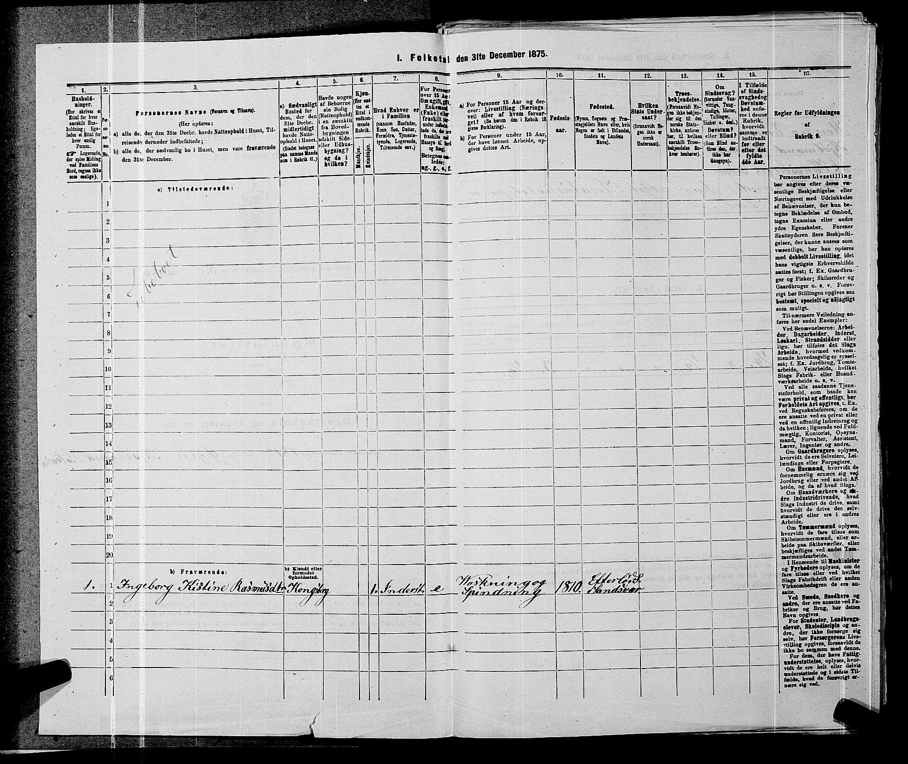 SAKO, 1875 census for 0629P Sandsvær, 1875, p. 917