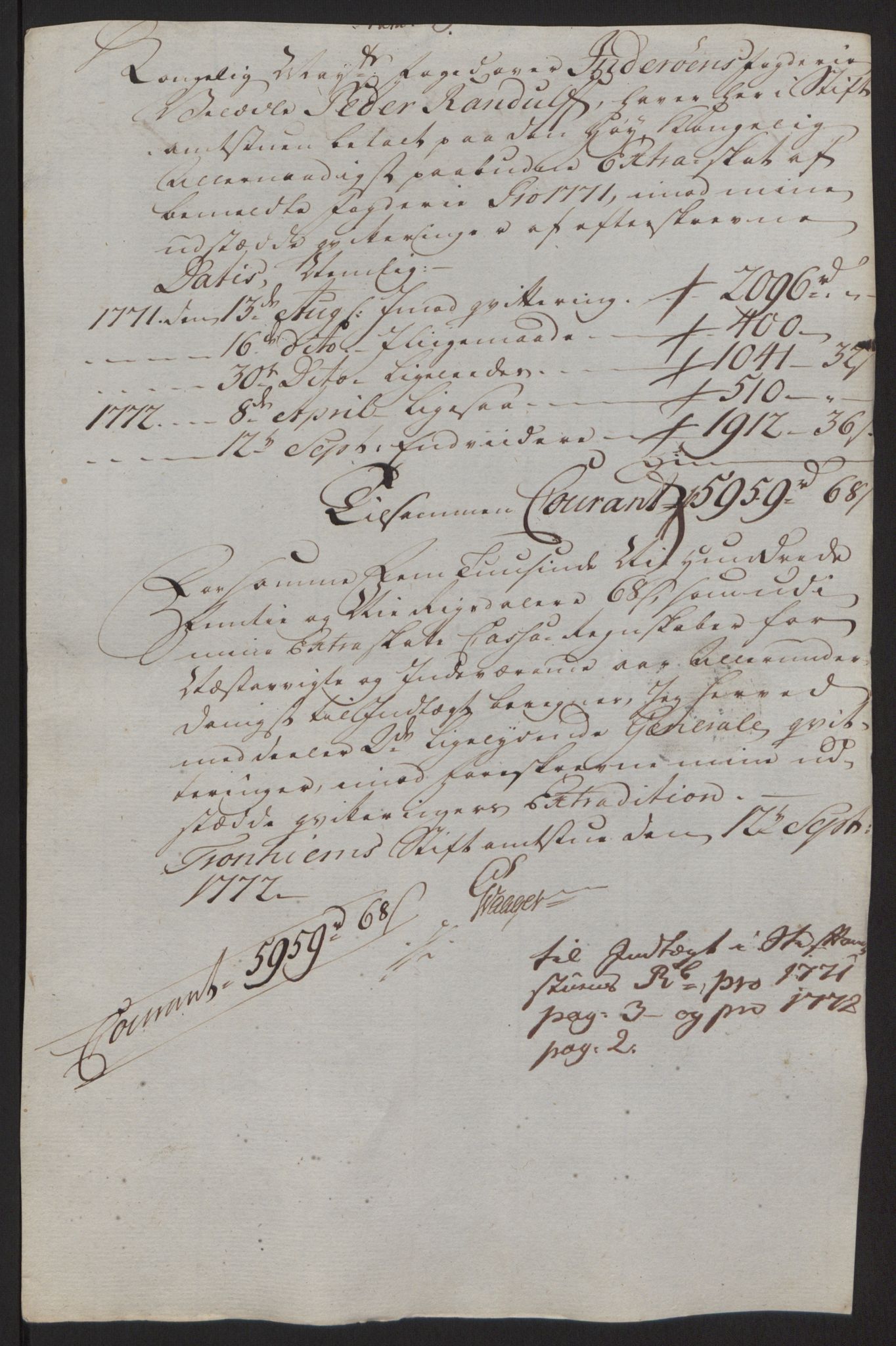 Rentekammeret inntil 1814, Reviderte regnskaper, Fogderegnskap, AV/RA-EA-4092/R63/L4420: Ekstraskatten Inderøy, 1762-1772, p. 438