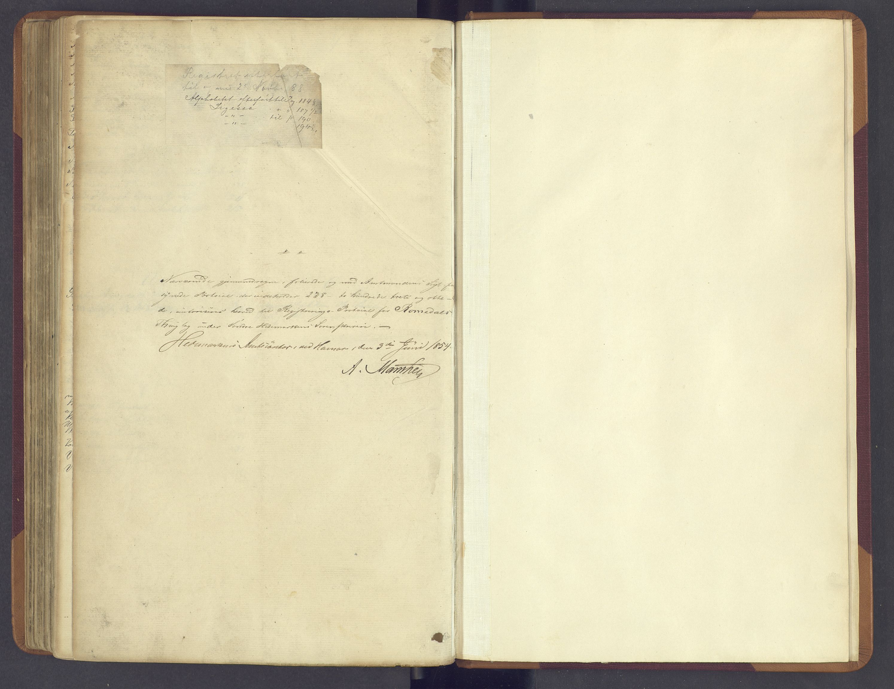 Sør-Hedmark sorenskriveri, AV/SAH-TING-014/J/Ja/Jab/L0002: Skifteregistreringsprotokoll - Romedal, 1854-1901