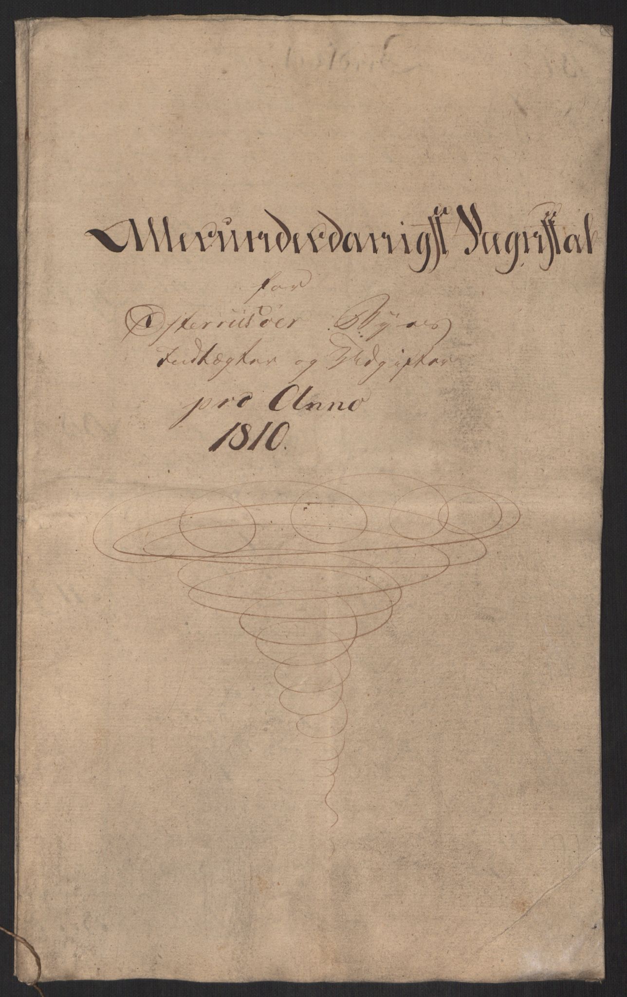 Danske Kanselli 1800-1814, RA/EA-3024/K/Kk/Kka/Kkac/L0237: Kjøpstadregnskap Øster Risør, 1805-1810, p. 940