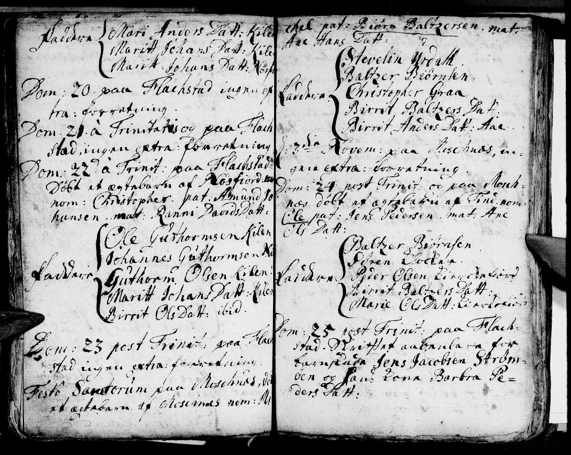 Ministerialprotokoller, klokkerbøker og fødselsregistre - Nordland, AV/SAT-A-1459/881/L1162: Curate's parish register no. 881B01, 1704-1748