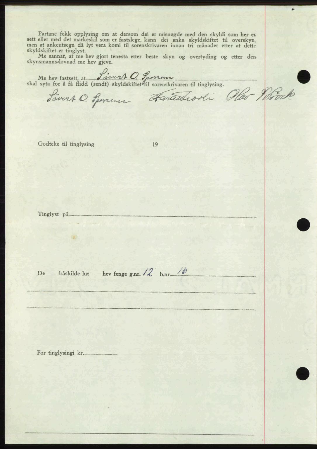 Romsdal sorenskriveri, AV/SAT-A-4149/1/2/2C: Mortgage book no. A27, 1948-1948, Diary no: : 2863/1948