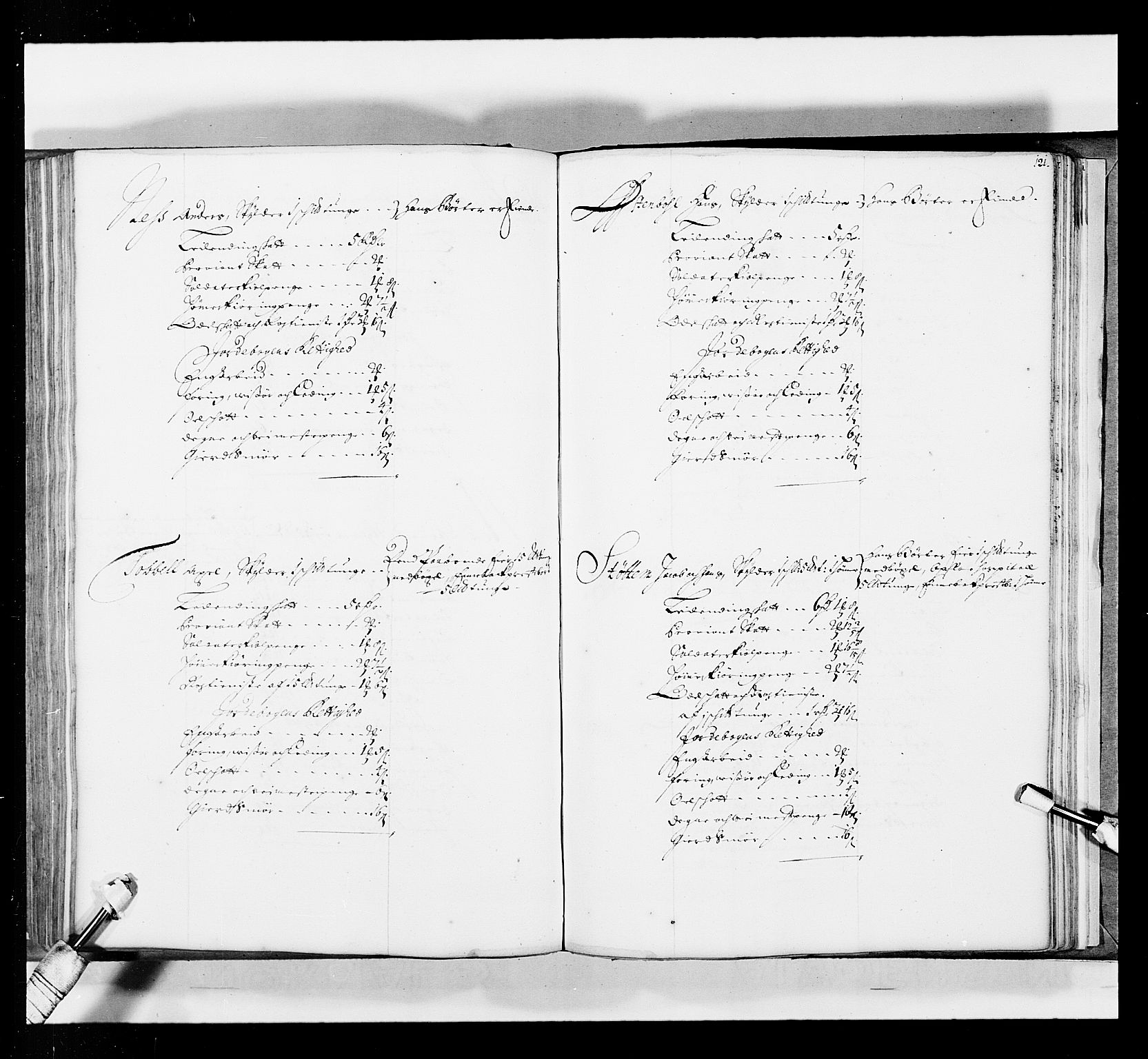 Stattholderembetet 1572-1771, AV/RA-EA-2870/Ek/L0035/0001: Jordebøker 1662-1720: / Matrikkel for Nedre Romerike, 1695, p. 120b-121a